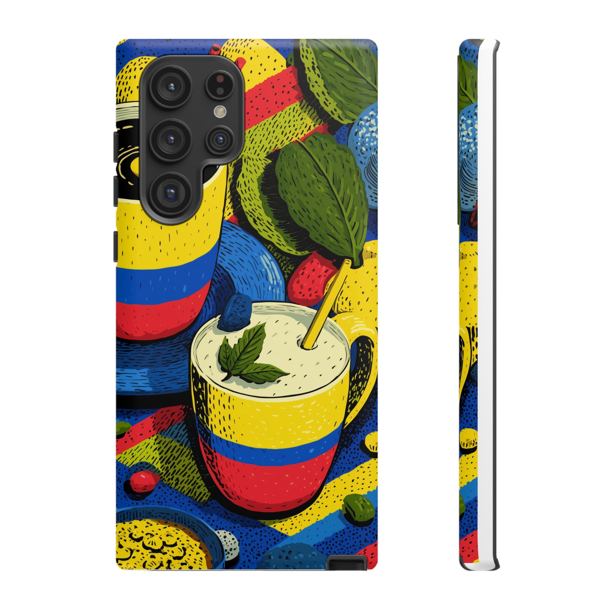 Vibrant Phone Case for Tough Cases | Colorful Colombian Art, Unique Gift, Trendy Accessory, Summer Style, Festival Must-Have