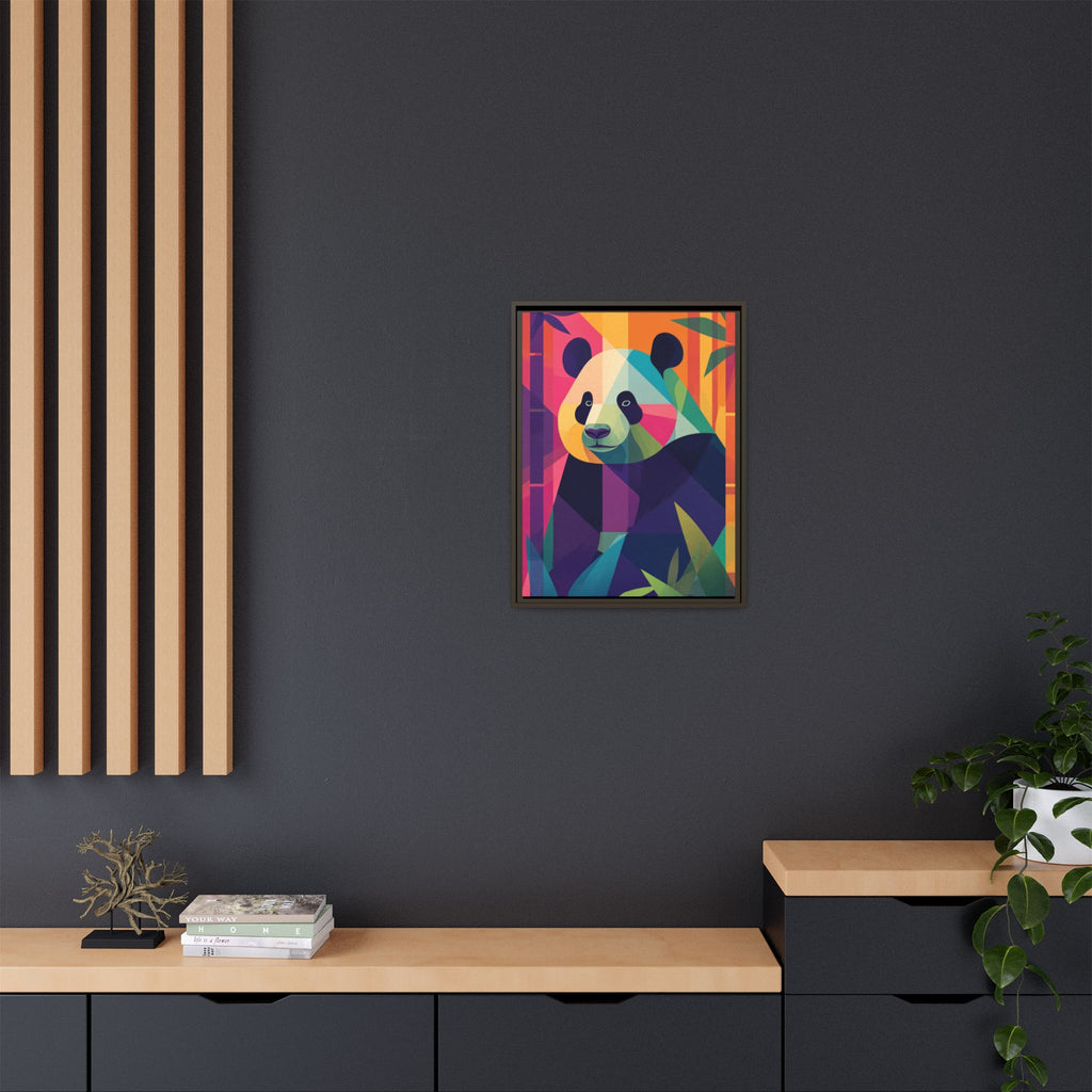 Geometric Panda: Mosaic Wildlife Portrait, Digital Polygonal Art   |  Personalized & Custom Orders Available