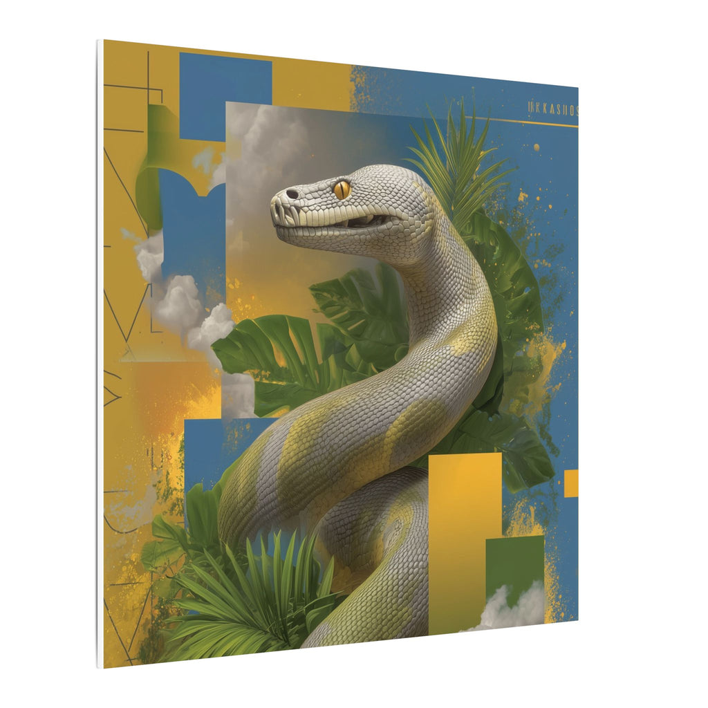 Serpent Geometry: Tropical Scales in Digital Art, Surreal Nature Composition   |    Custom Orders Available
