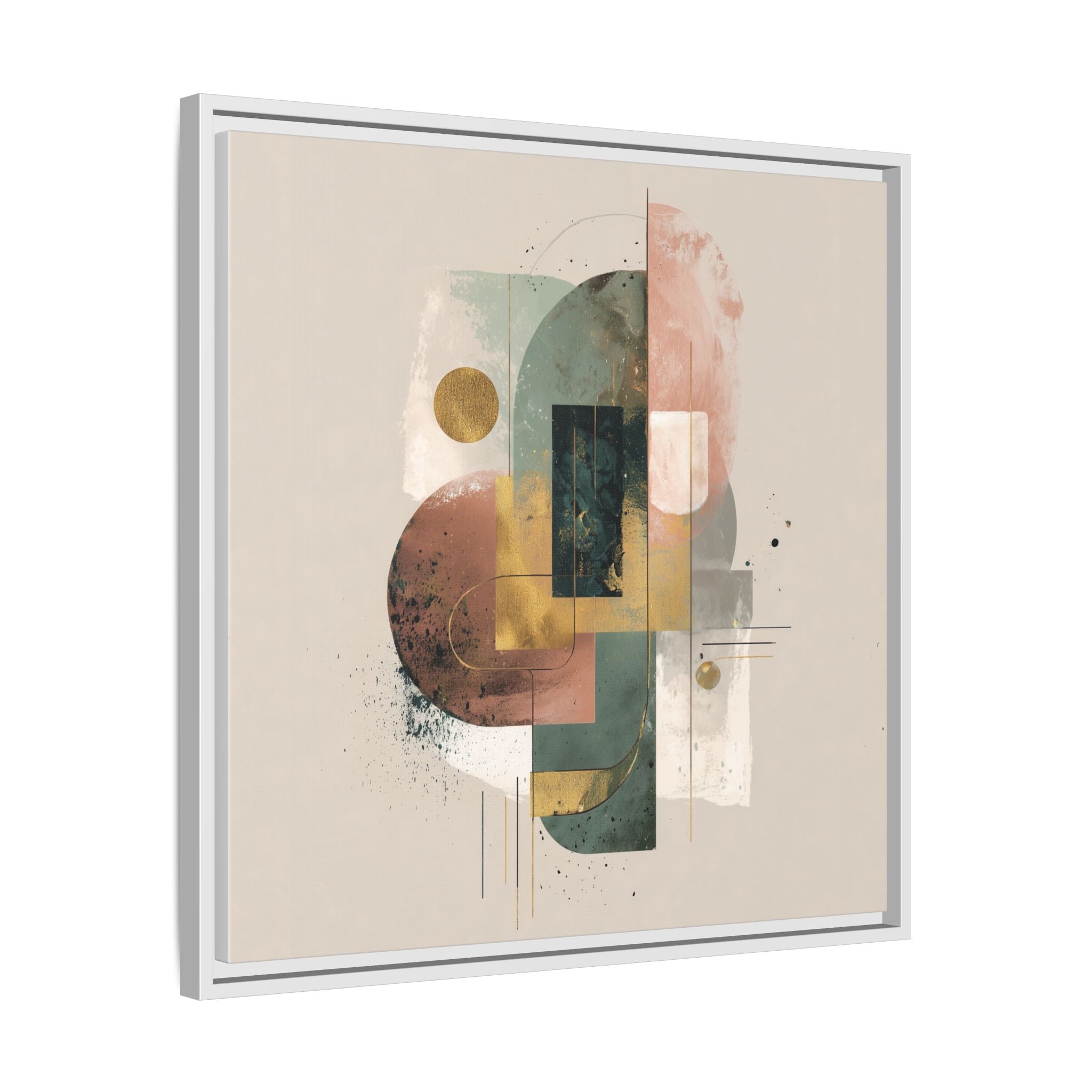 Organic Geometries: Fragmented Forms, Digital Abstract Composition, Layered Minimalist Art   |   Custom Orders Accepted