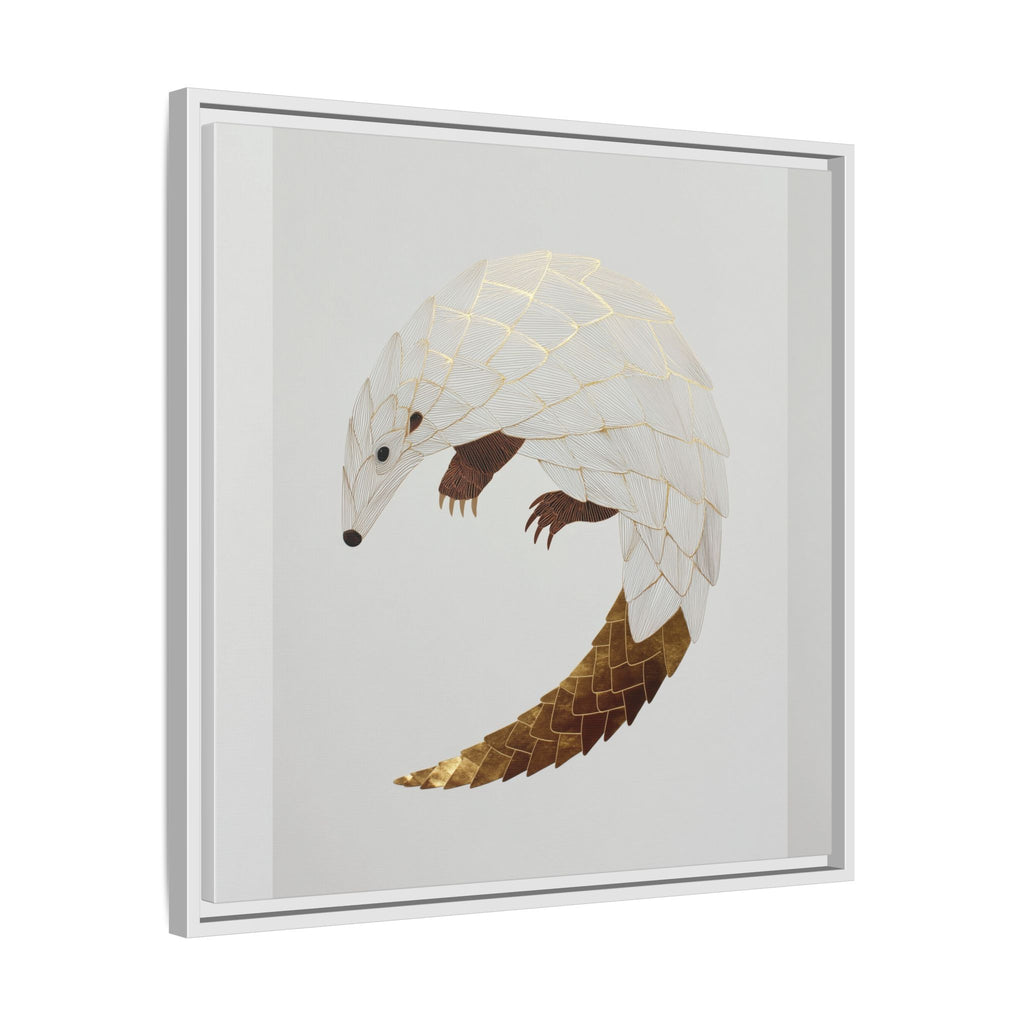 Geometric Hedgehog: Minimalist Wildlife Illustration, Layered Metallic Geometric Art   |    Custom Orders Available