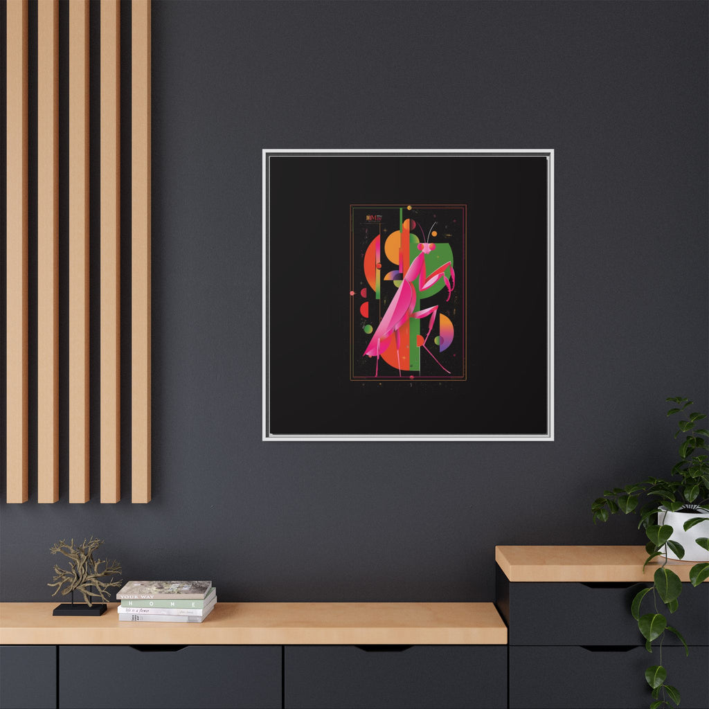 Celestial Mantis: Cubist Geometry, Cosmic Insect Portrait   |    Custom Orders Available