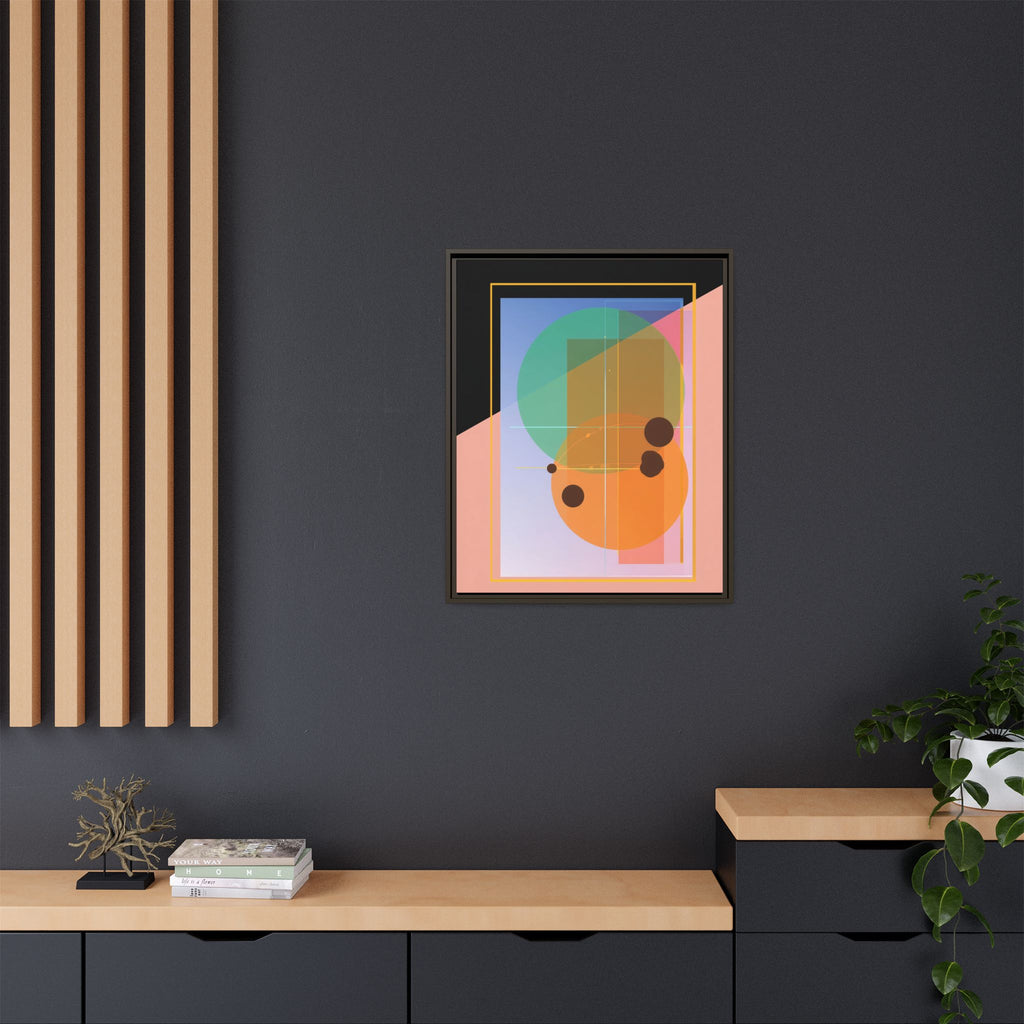 Geometric Harmony: Abstract Composition, Overlapping Shapes, Precision Design   |   Custom Orders Accepted