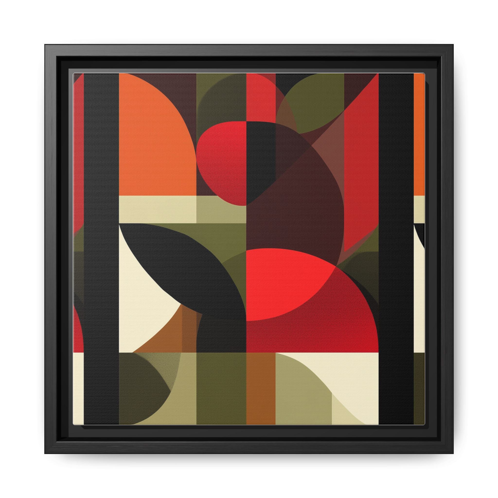 Geometric Fusion: Modern Abstract Composition, Cubist Color Blocks, Architectural Form Harmony   |   Custom Orders Accepted