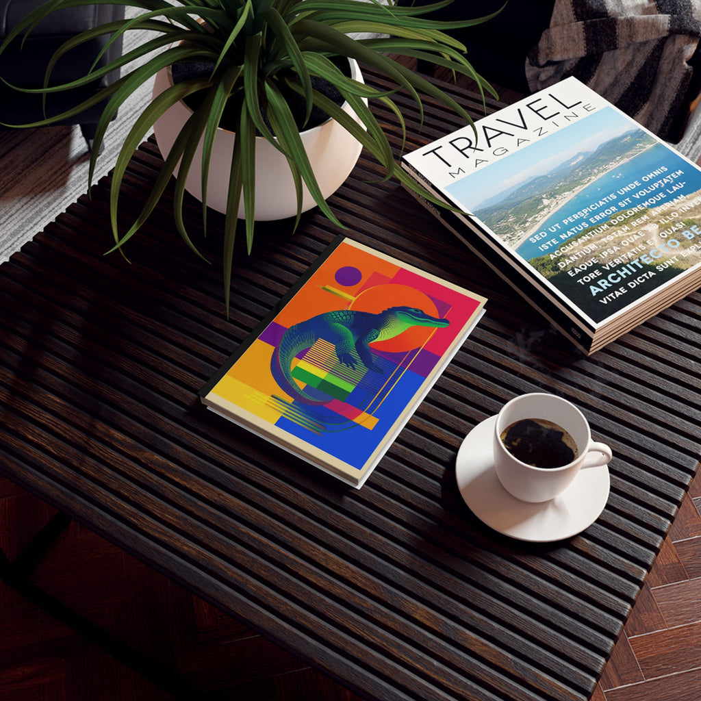 Personalized Journal    |  Gator Geometry: Reptilian Spectrum, Digital Abstraction, Kaleidoscopic Composition