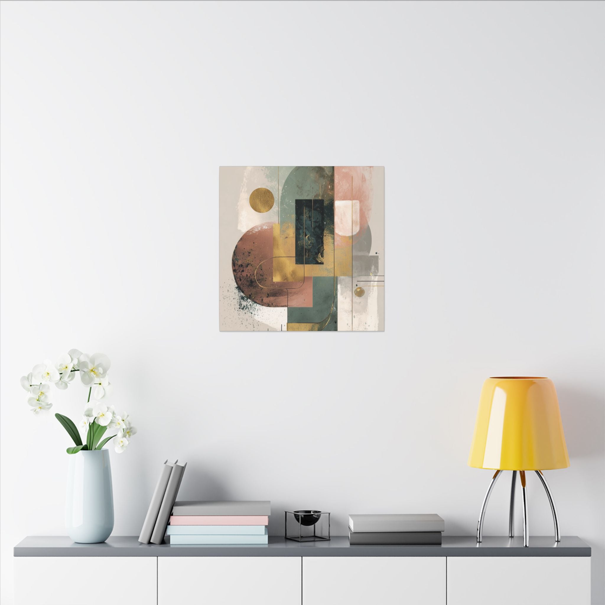 Geometric Harmony: Abstract Composition, Modernist Minimalism, Ethereal Design Layers   |   Custom Orders Accepted