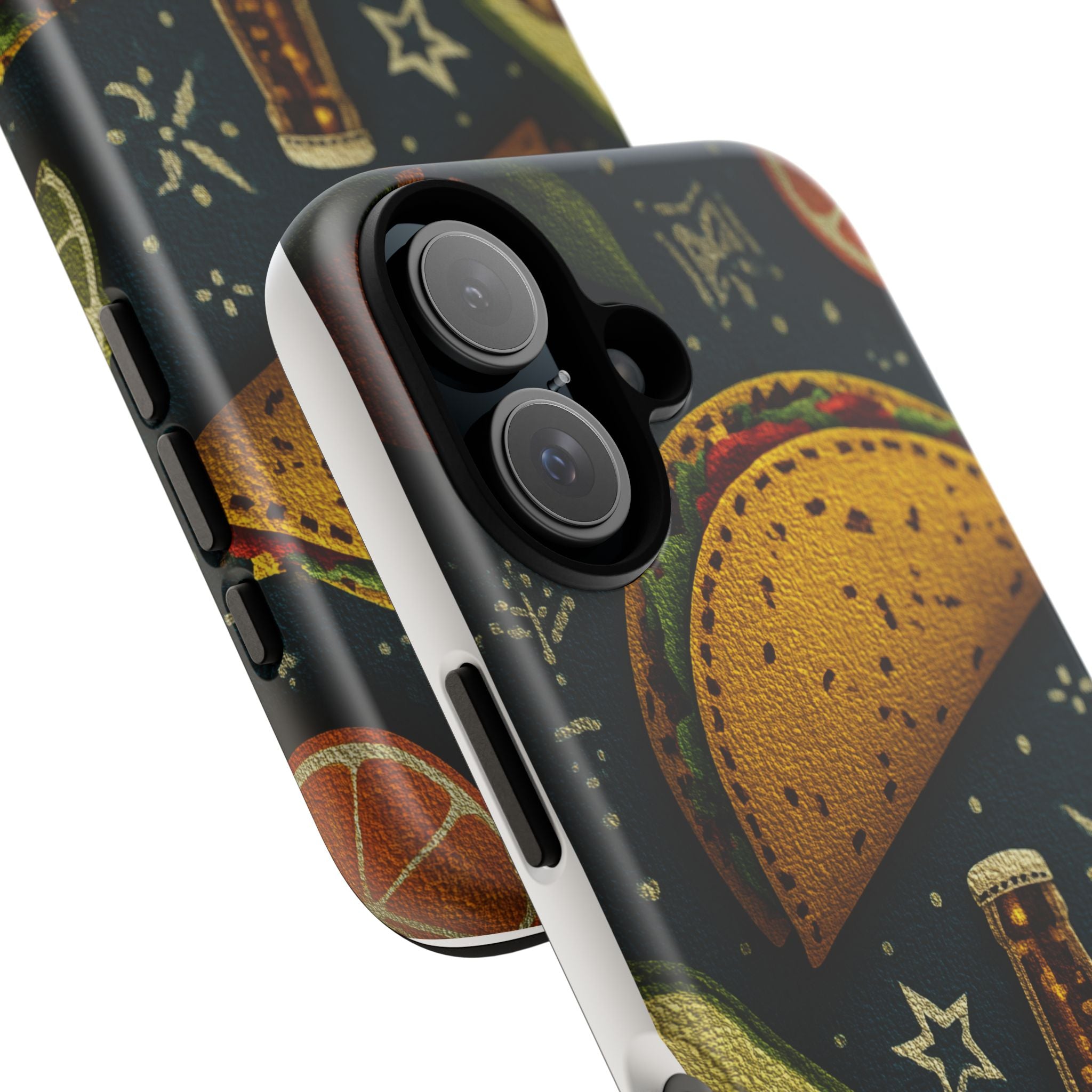 Colorful Mexican Foodie Phone Case - Tough Cases Featuring Tacos, Avocados, Perfect for Food Lovers, Gift for Foodies, Fun