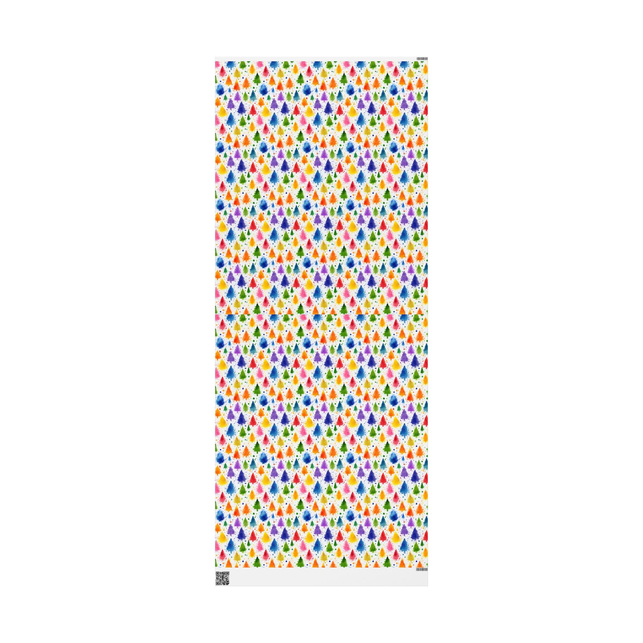 Wrapping Paper Roll — Colorful Paint Splash Gift Wrap for Birthdays & Celebrations
