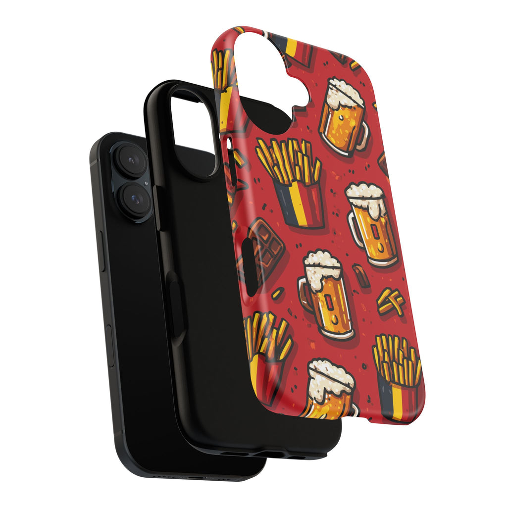 Belgian Phonecase | Tough Cases with Fun Beer Design, Holiday Gift, Unique Phone Accessory, Beer Lovers
