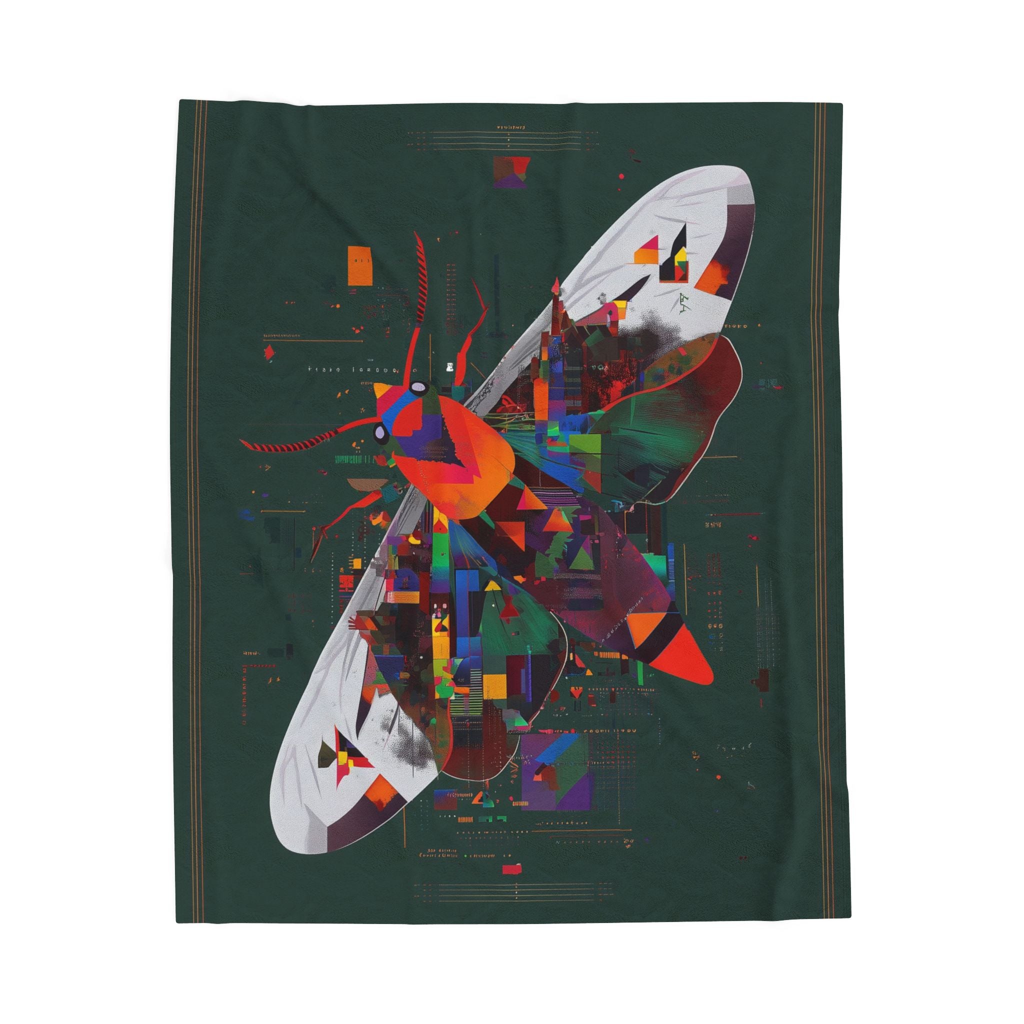 Digital Butterfly: Geometric Metamorphosis, Technological Nature   |    Custom Orders Available