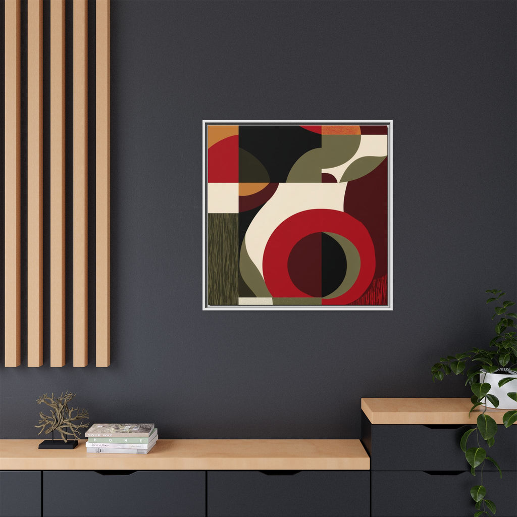 Geometric Intersections: Mid-Century Modern Design, Abstract Architectural Composition, Rhythmic Curved Forms   |   Custom Orders Accepted