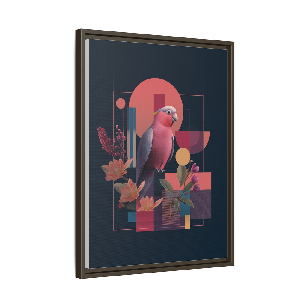Geometric Rose Galah: Digital Art Deco, Retro-Futuristic Parrot Composition   |    Custom Orders Available