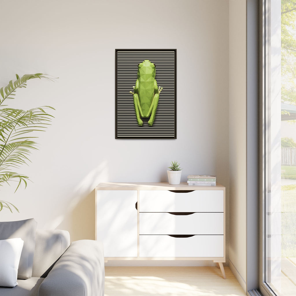 Geometric Amphibian: Low-Poly Frog Design, Digital Art Minimalism   |  Personalized & Custom Orders Available