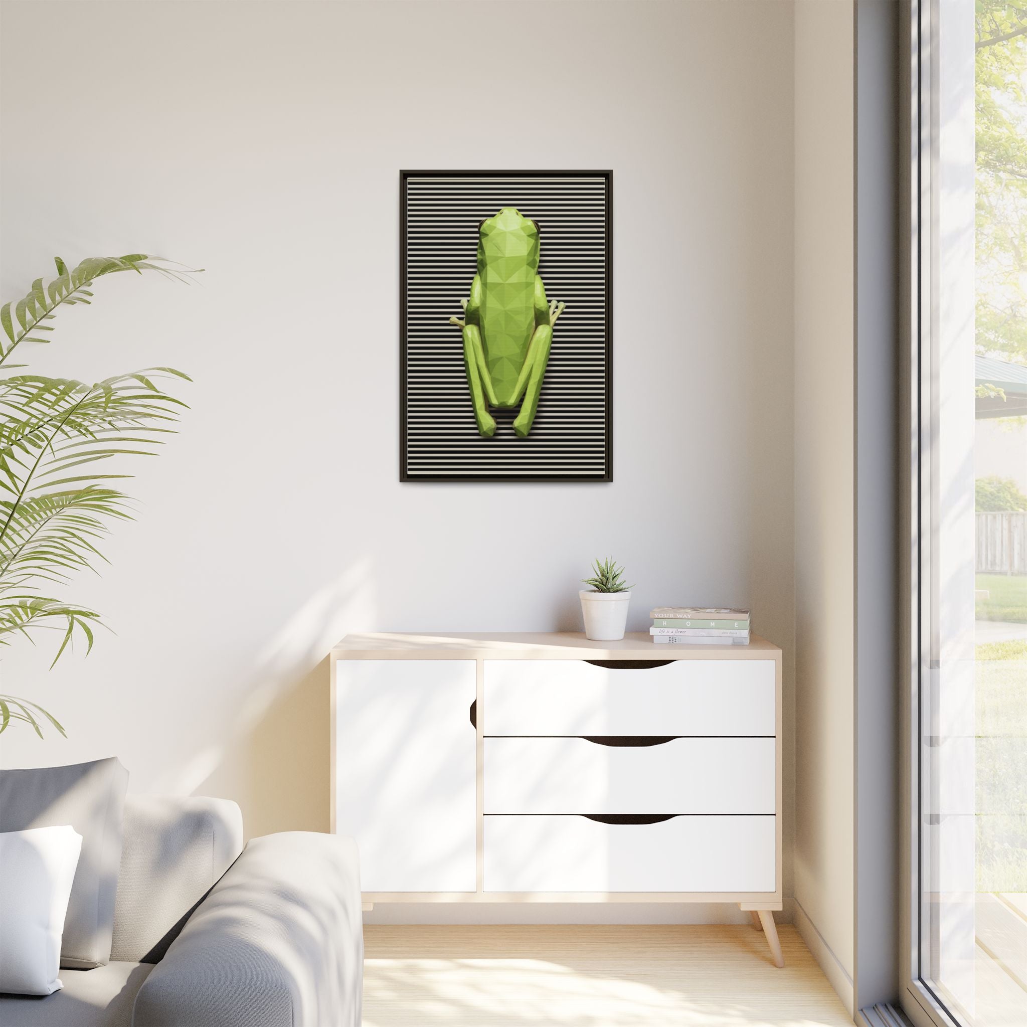Geometric Amphibian: Low-Poly Frog Design, Digital Art Minimalism   |  Personalized & Custom Orders Available