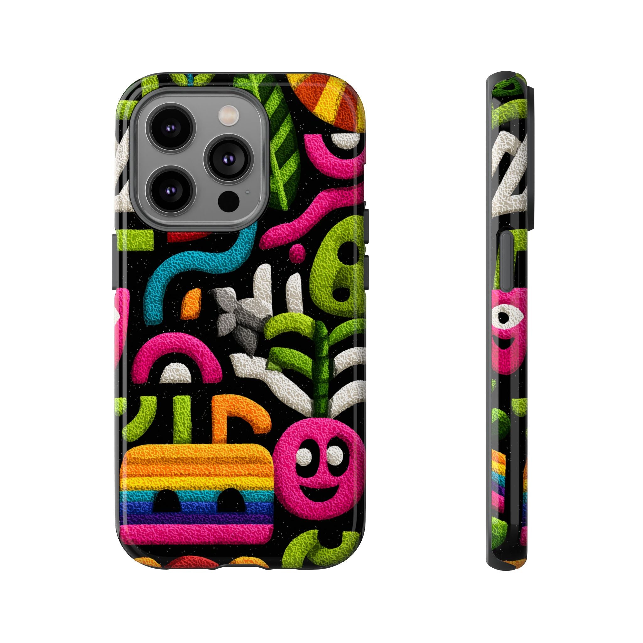 Vibrant Phone Case - Tough Cases | Funky, Colorful, Unique Design for Personalization, Gift, Accessory, Protection, Trendy Style