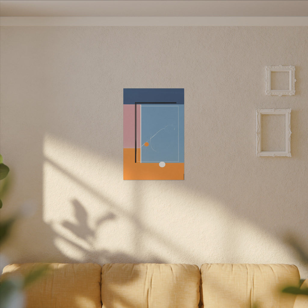 Geometric Harmony: Abstract Minimalist Composition, Modernist Color Fields, Constructivist Design Principles   |   Custom Orders Accepted