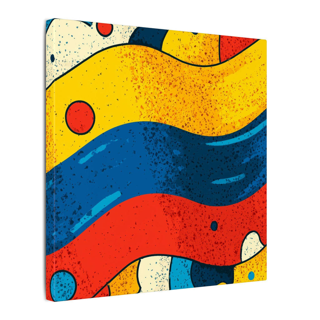 Fluid Dynamics: Retro Abstract Shapes, Mid-Century Modern Motion, Geometric Color Waves   |   Custom Orders Accepted