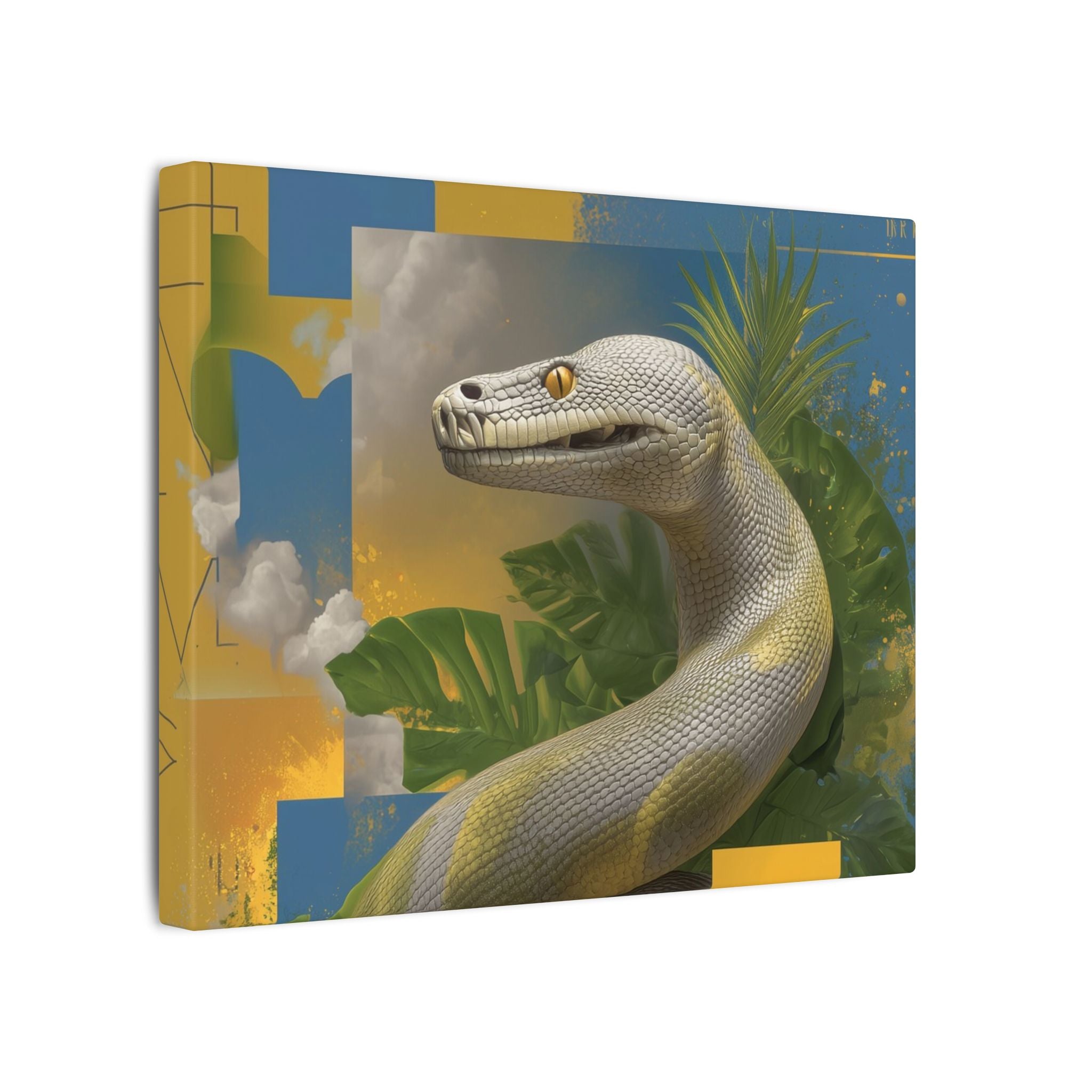 Serpent Geometry: Tropical Scales in Digital Art, Surreal Nature Composition   |    Custom Orders Available