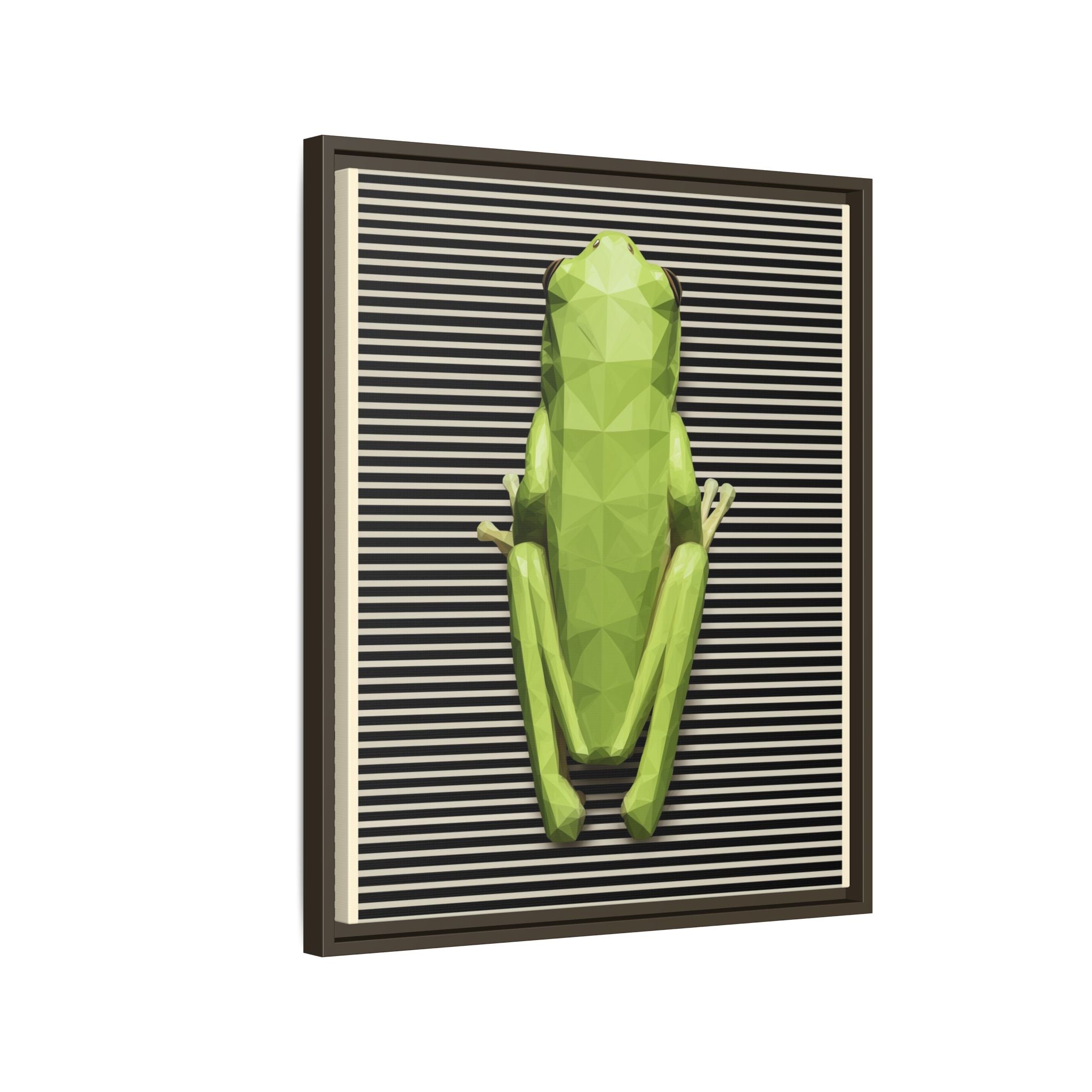 Geometric Amphibian: Low-Poly Frog Design, Digital Art Minimalism   |  Personalized & Custom Orders Available