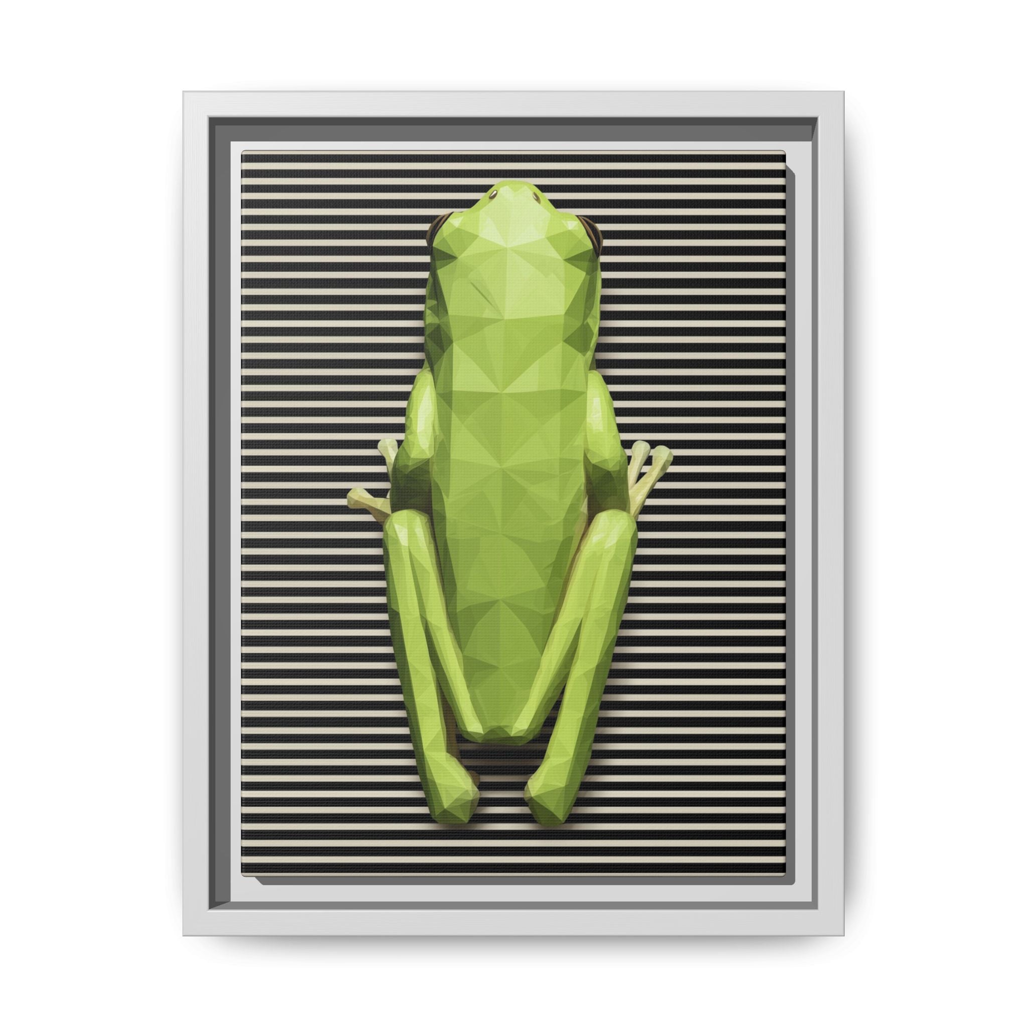 Geometric Amphibian: Low-Poly Frog Design, Digital Art Minimalism   |  Personalized & Custom Orders Available