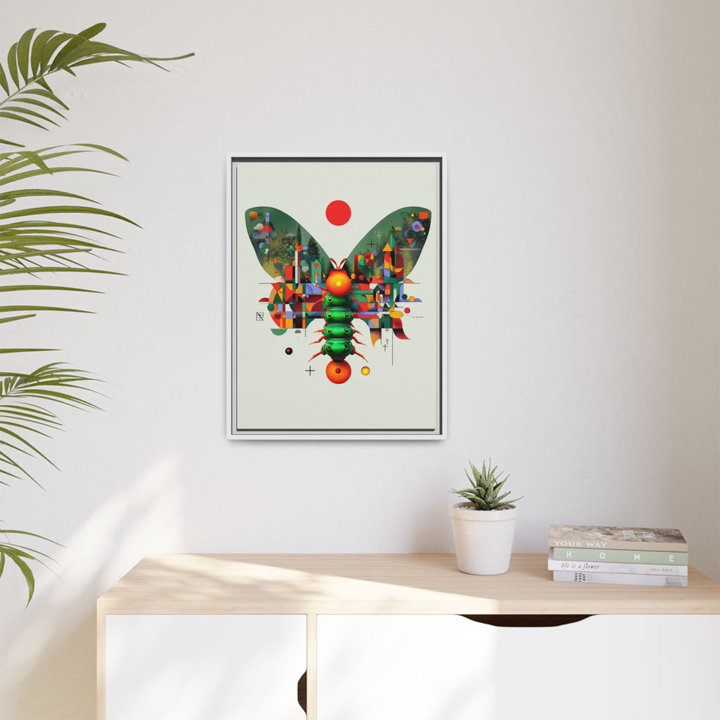 Metamorphic Geometry: Digital Butterfly Architecture, Cubist Nature Transformation   |    Custom Orders Available