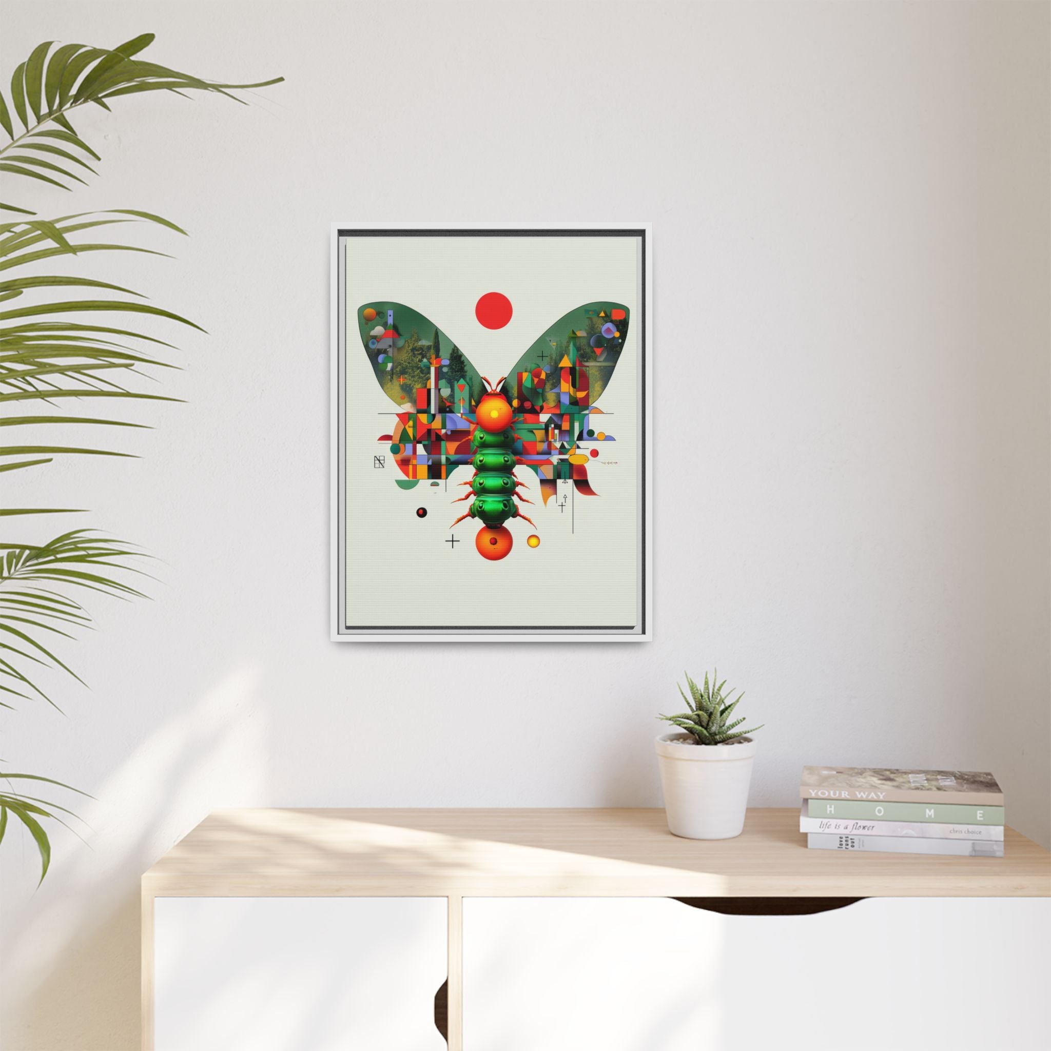 Metamorphic Geometry: Digital Butterfly Architecture, Cubist Nature Transformation   |    Custom Orders Available