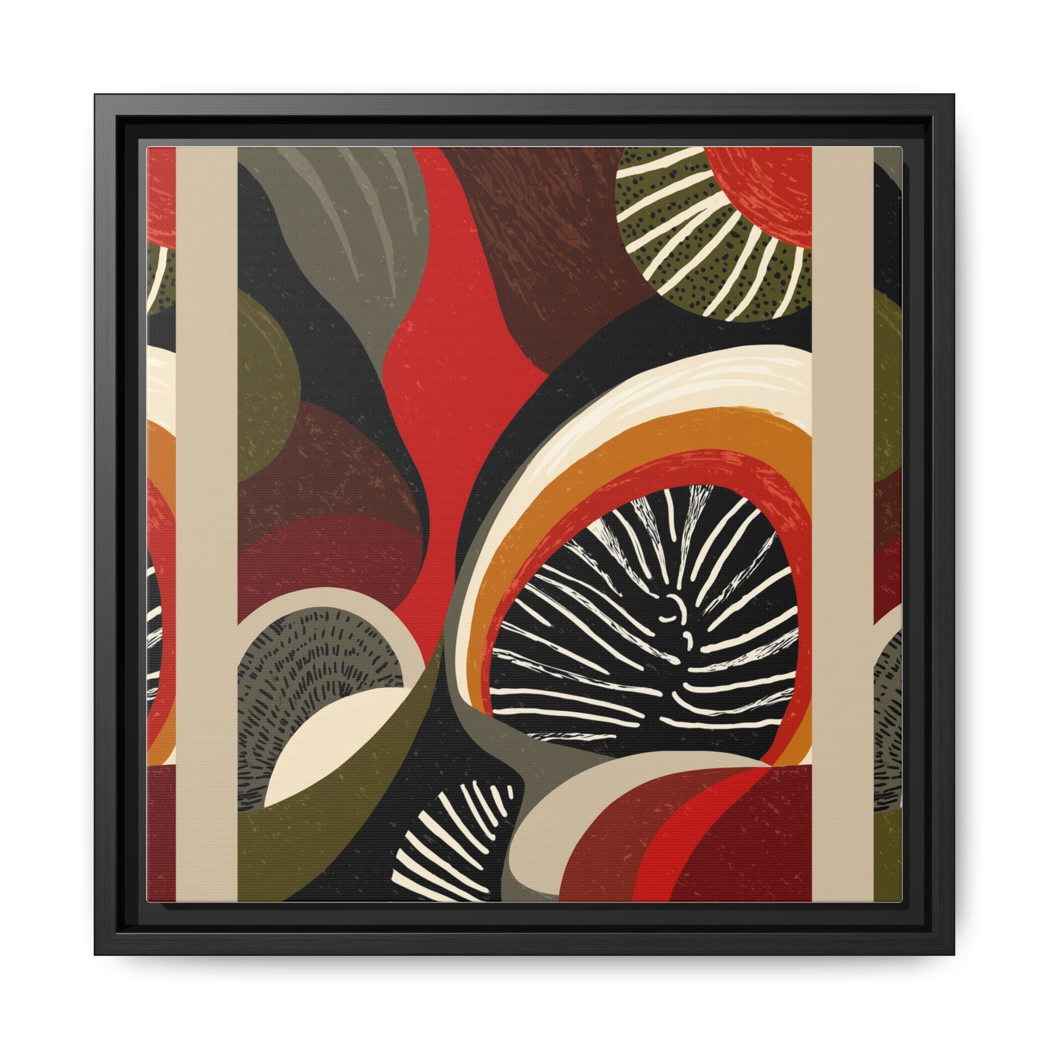 Geometric Rhythm: Abstract Composition, Mid-Century Modern Art, Radial Design Inspiration   |   Custom Orders Accepted