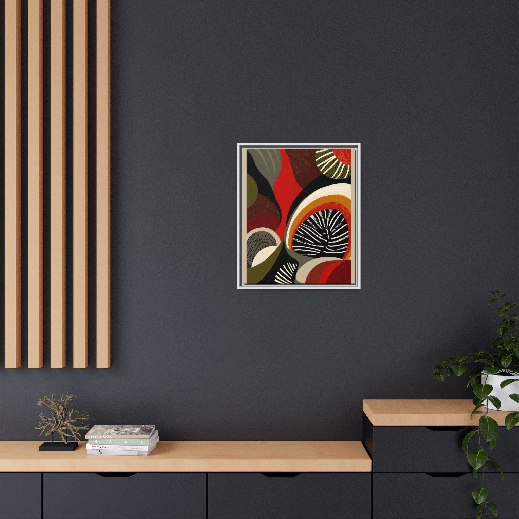 Geometric Rhythm: Abstract Composition, Mid-Century Modern Art, Radial Design Inspiration   |   Custom Orders Accepted