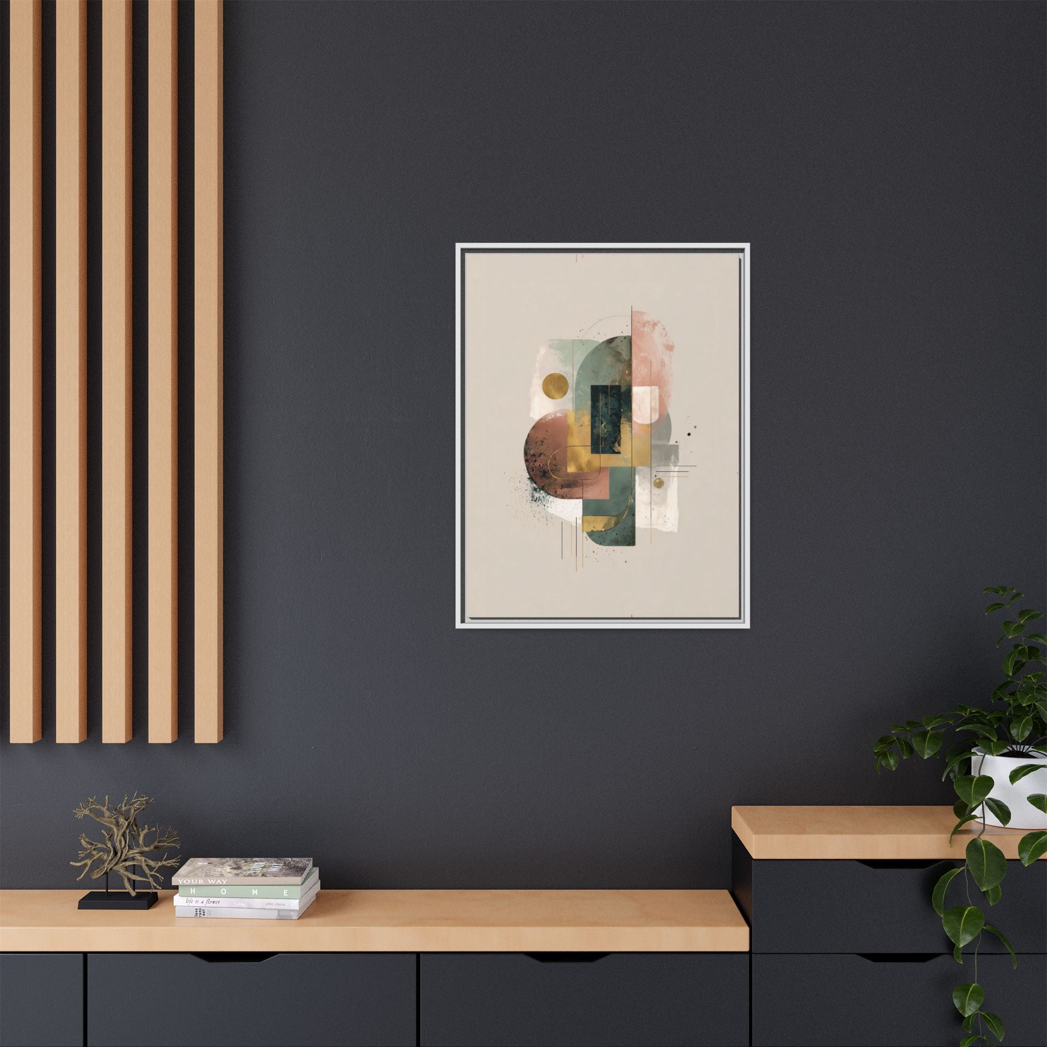 Organic Geometries: Fragmented Forms, Digital Abstract Composition, Layered Minimalist Art   |   Custom Orders Accepted