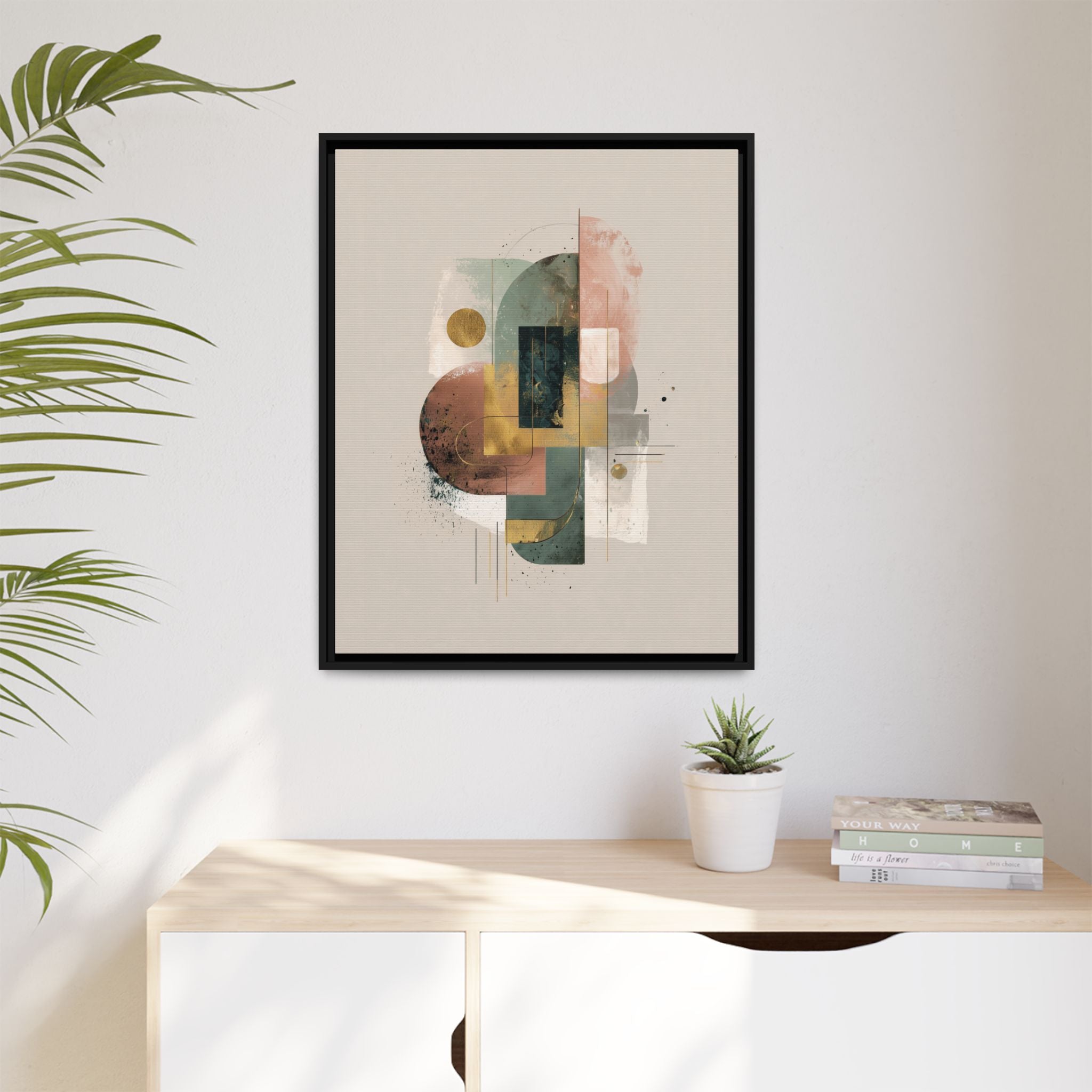 Organic Geometries: Fragmented Forms, Digital Abstract Composition, Layered Minimalist Art   |   Custom Orders Accepted