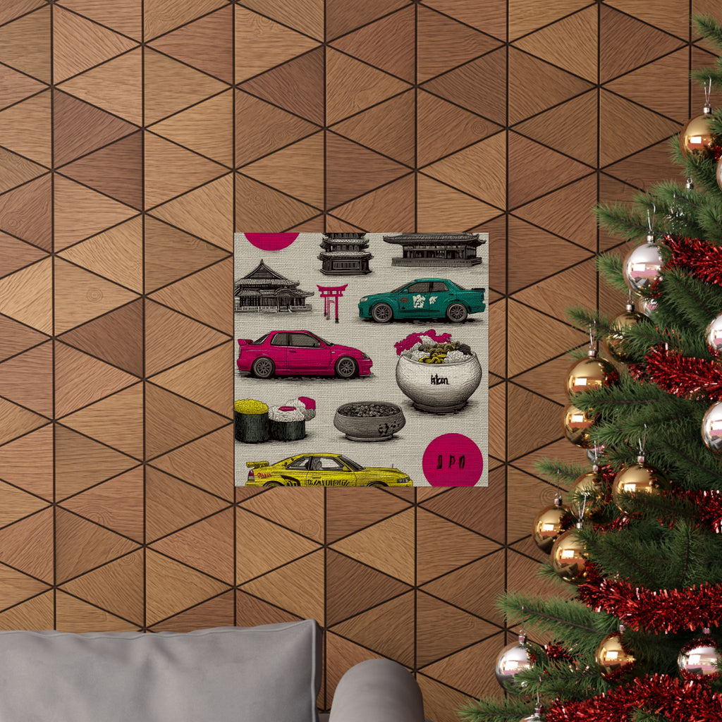 Japanese Culture Matte Vertical Car Skyline Nissan Posters, Wall Art for Home Decor, Gift for Car Enthusiasts, Unique Printable