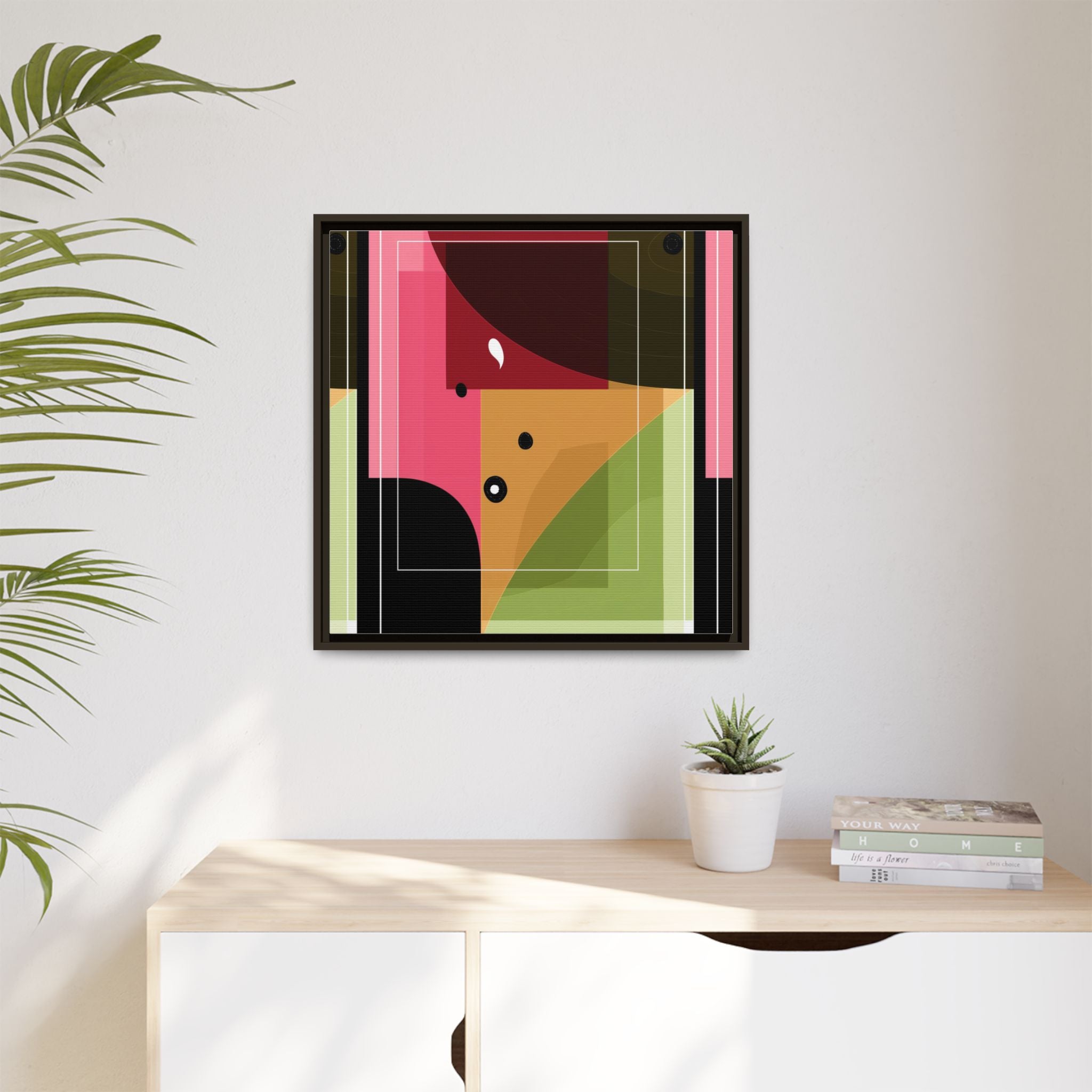 Geometric Convergence: Abstract Modernist Composition, Constructivist Color Blocking, Layered Geometric Design   |   Custom Orders Accepted