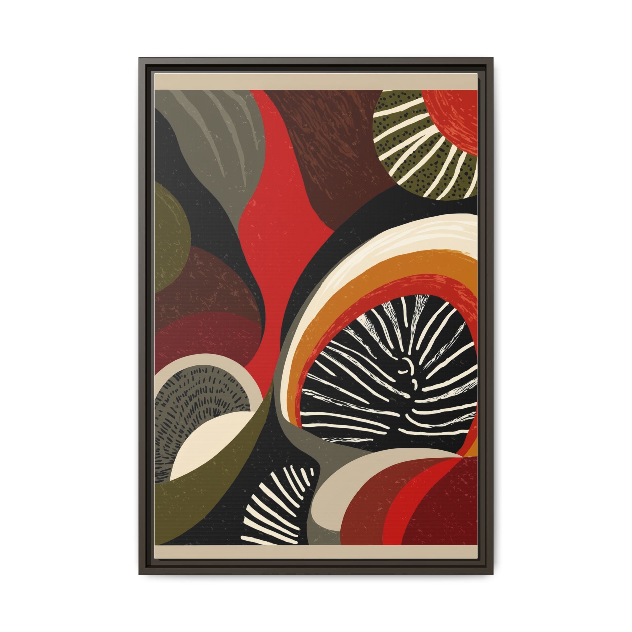 Geometric Rhythm: Abstract Composition, Mid-Century Modern Art, Radial Design Inspiration   |   Custom Orders Accepted