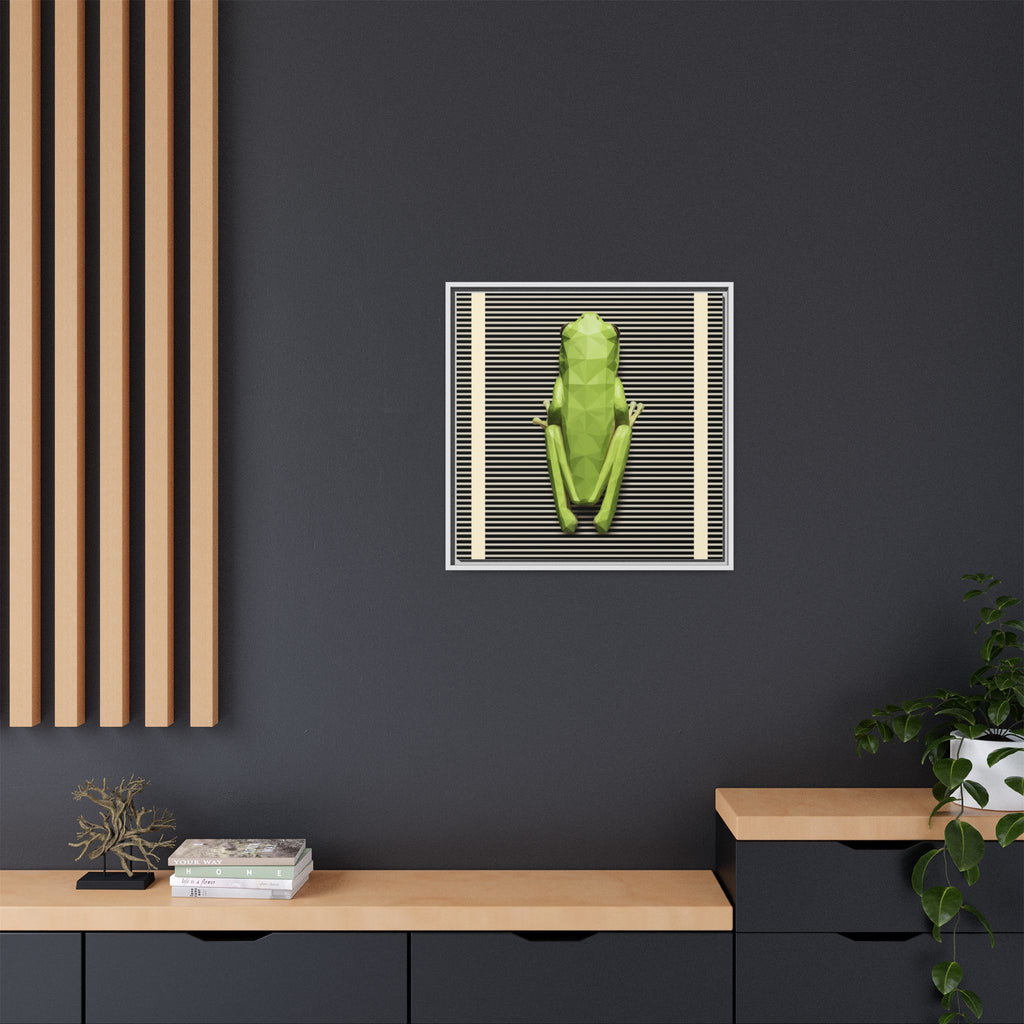 Geometric Amphibian: Low-Poly Frog Design, Digital Art Minimalism   |  Personalized & Custom Orders Available