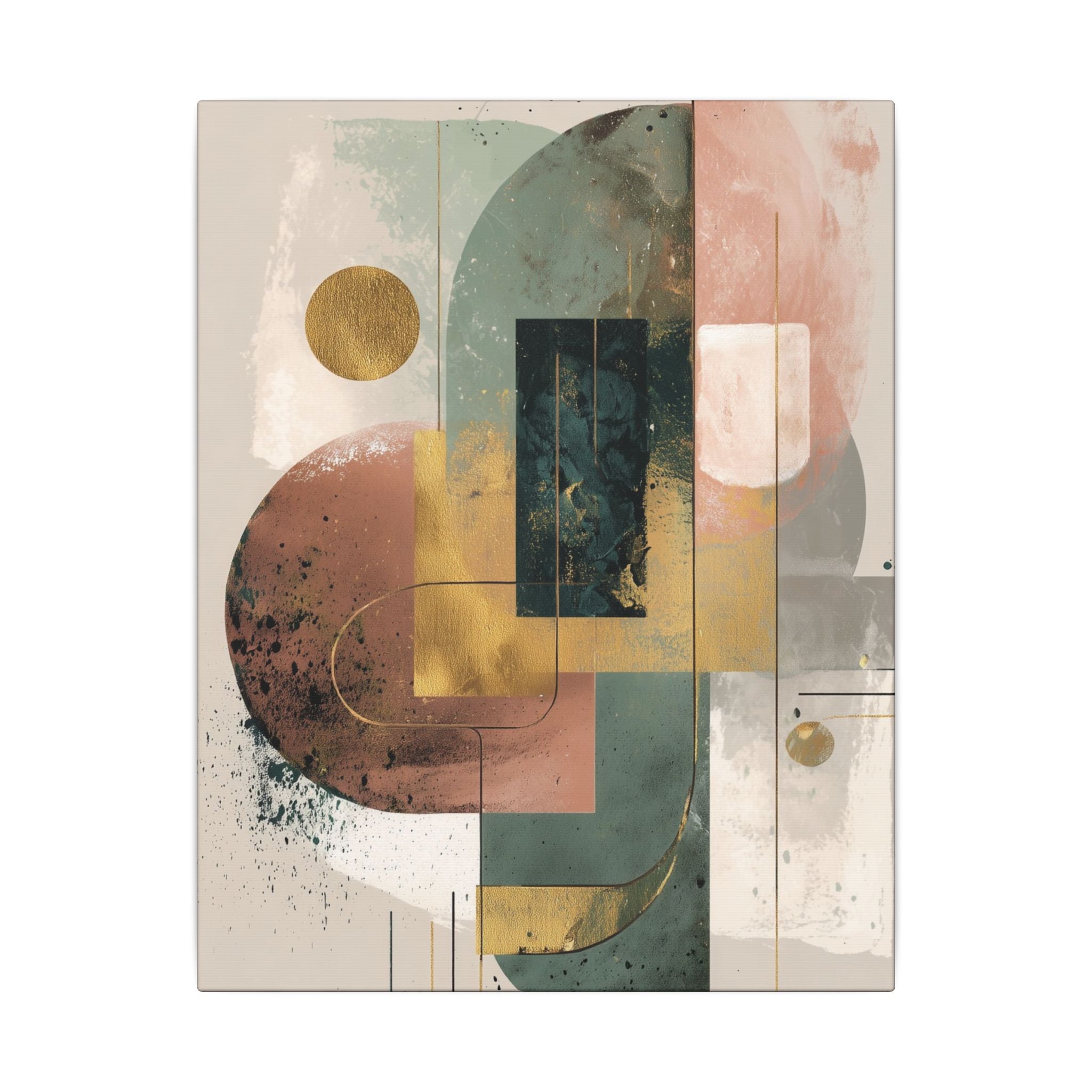 Geometric Harmony: Abstract Composition, Modernist Minimalism, Ethereal Design Layers   |   Custom Orders Accepted