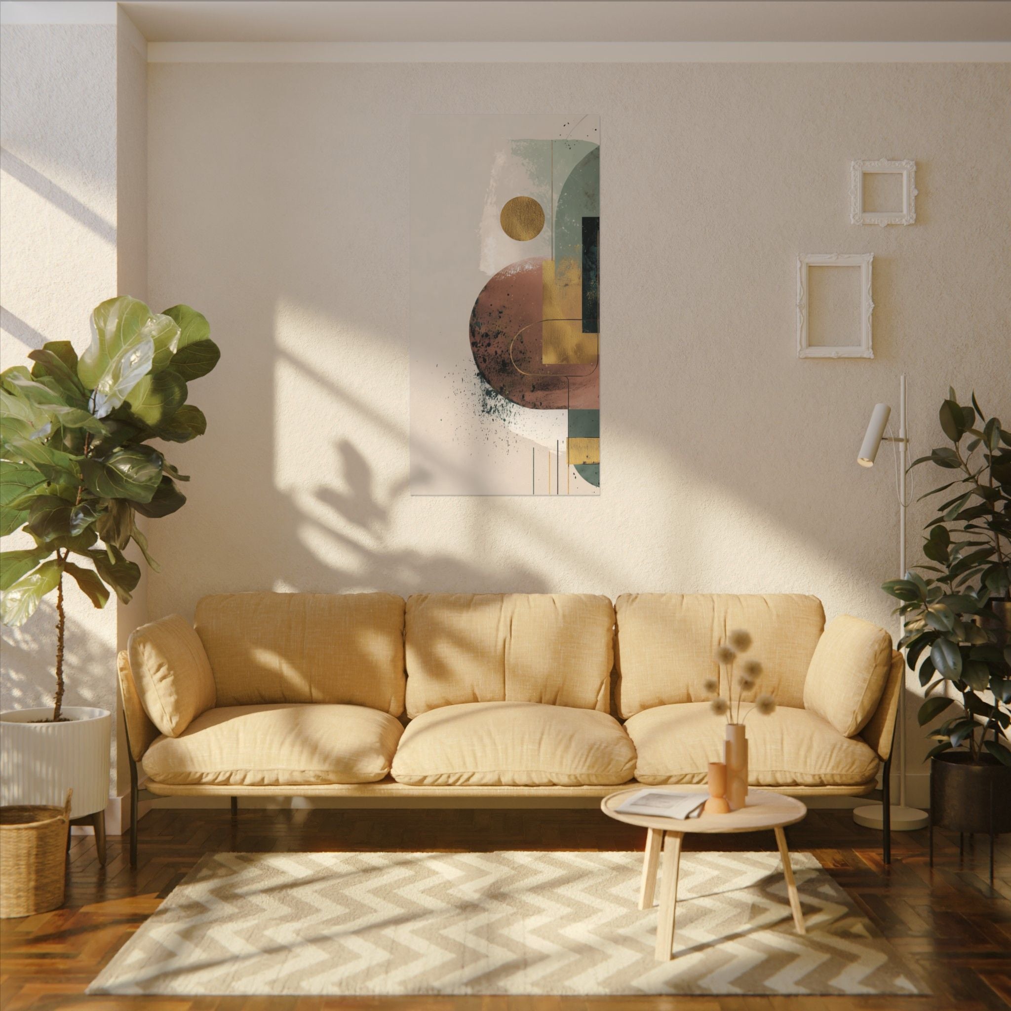 Geometric Harmony: Abstract Composition, Modernist Minimalism, Ethereal Design Layers   |   Custom Orders Accepted