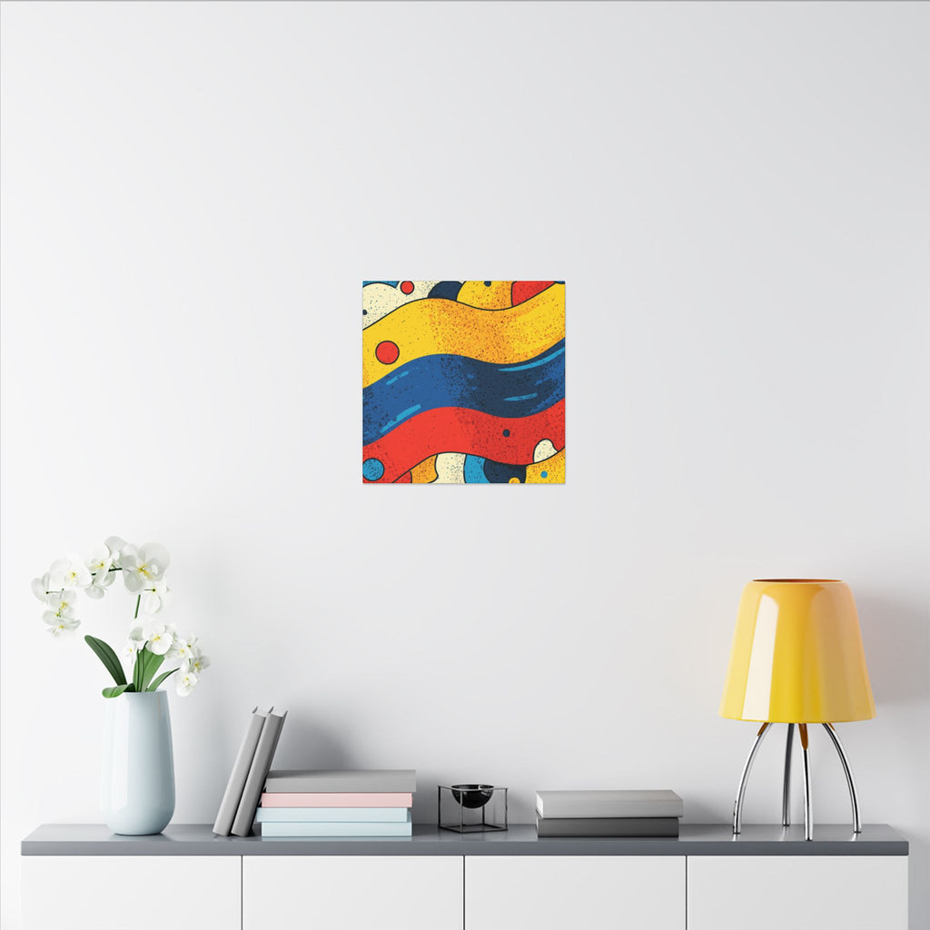 Fluid Dynamics: Retro Abstract Shapes, Mid-Century Modern Motion, Geometric Color Waves   |   Custom Orders Accepted