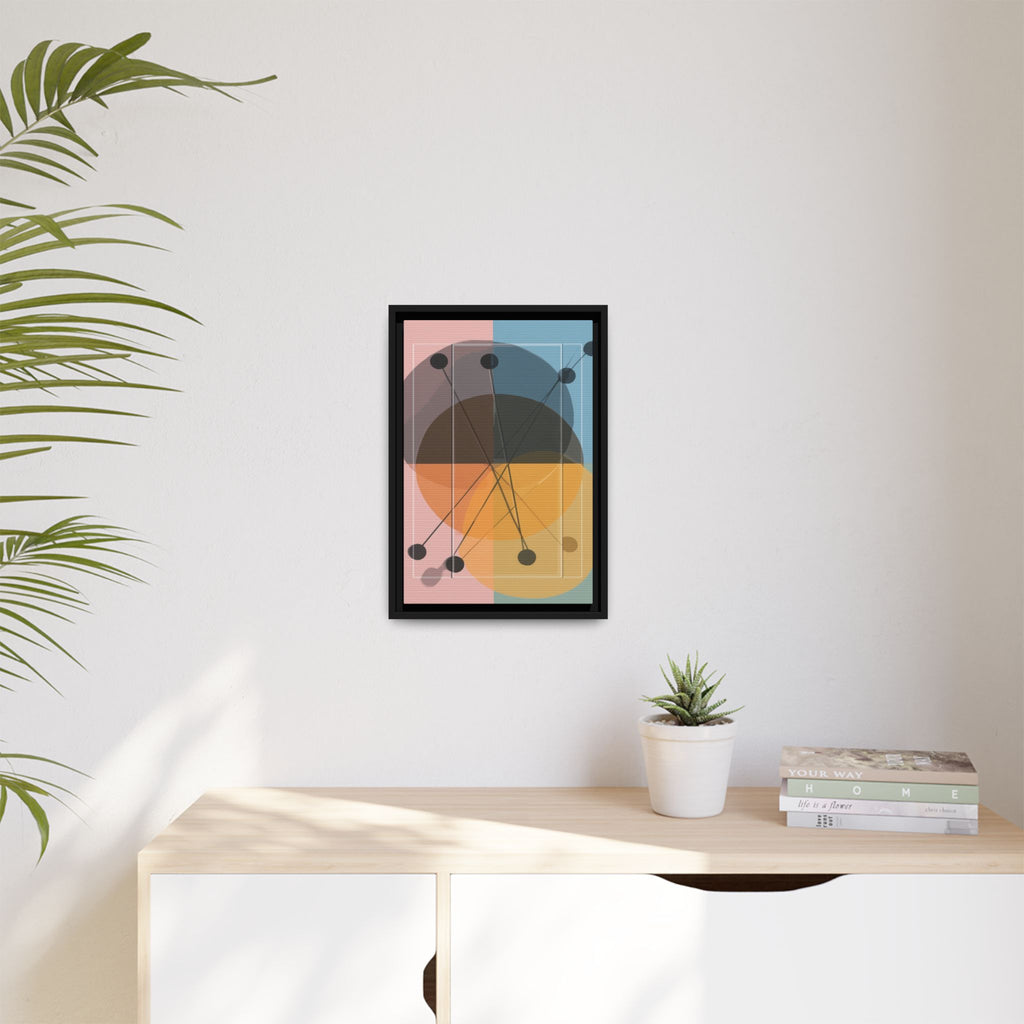 Geometric Intersections: Pastel Quadrants, Mid-Century Minimalism, Network Nodes   |   Custom Orders Accepted