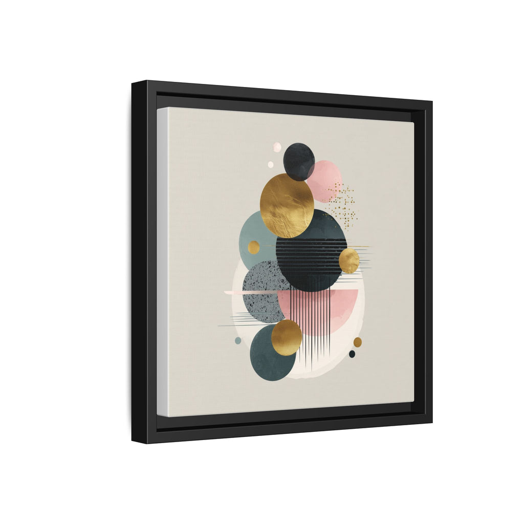 Geometric Harmony: Intersecting Circles, Mid-Century Modern Design, Abstract Metallic Composition   |   Custom Orders Accepted