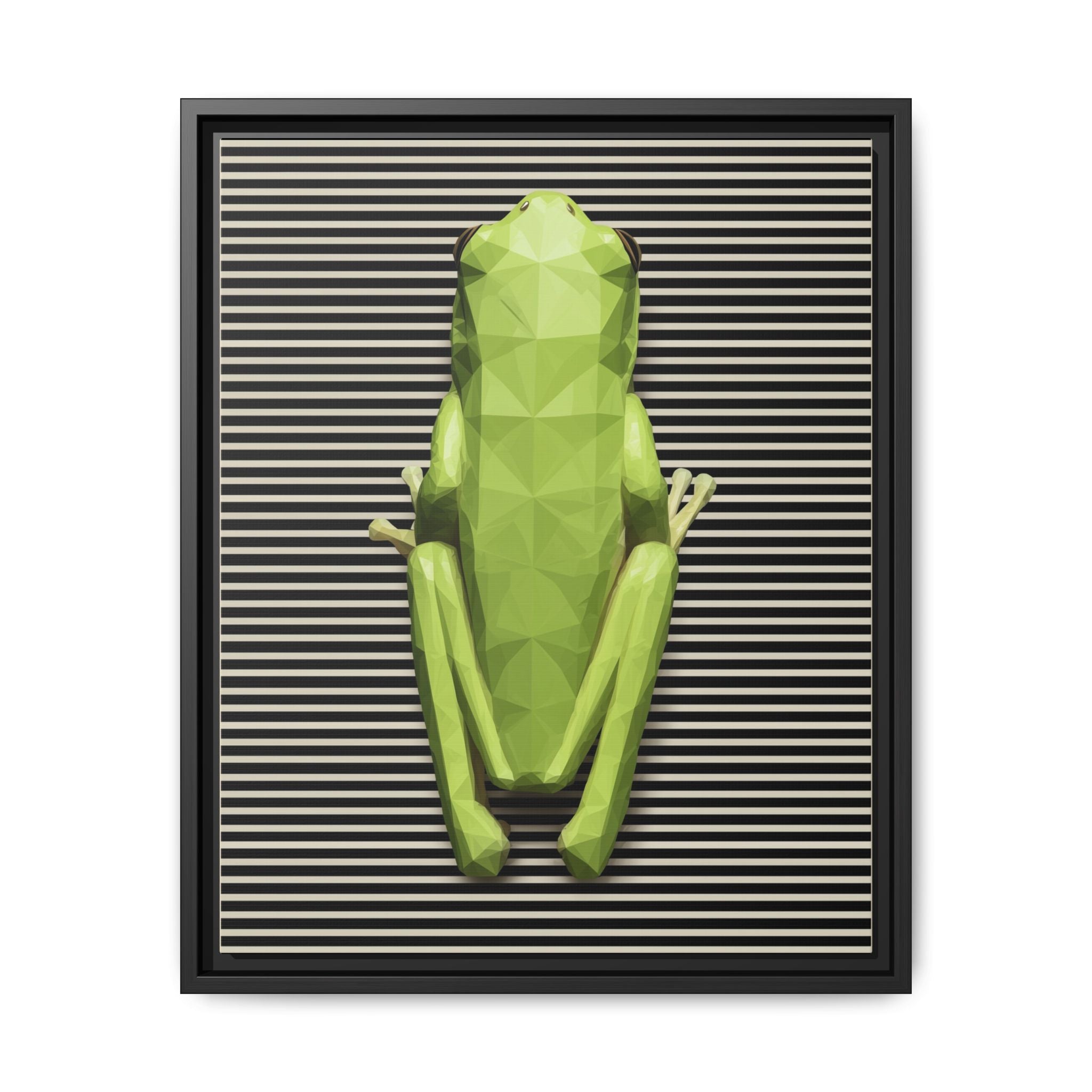Geometric Amphibian: Low-Poly Frog Design, Digital Art Minimalism   |  Personalized & Custom Orders Available