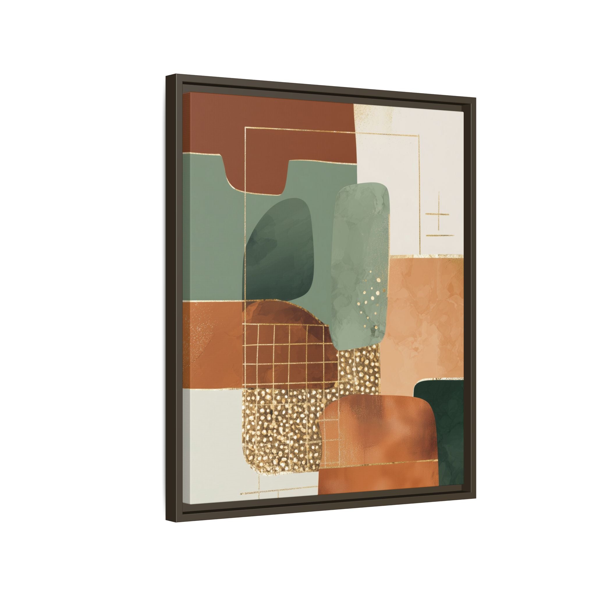 Geometric Harmony: Abstract Minimalist Art, Mid-Century Modern Design, Organic Shapes Composition   |   Custom Orders Accepted