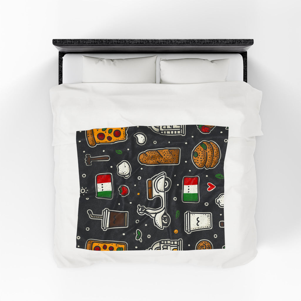 Italian Lifestyle Mosaic: Culinary Icons Celebration, Vibrant Cultural Design   |   Custom Orders Accepted