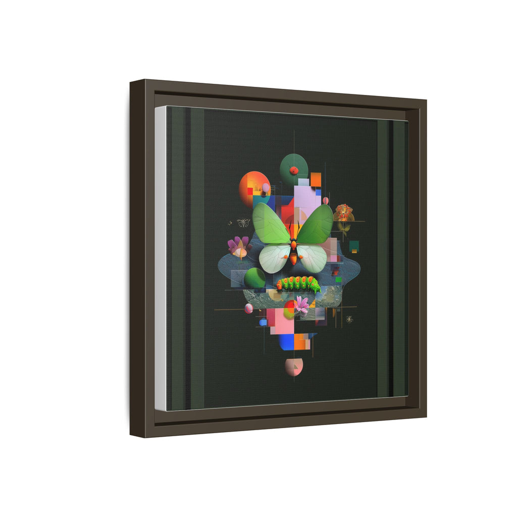 Metamorphosis Geometry Framed Print : Digital Nature Synthesis, Butterfly Abstraction   |  Personalized & Custom Orders Available