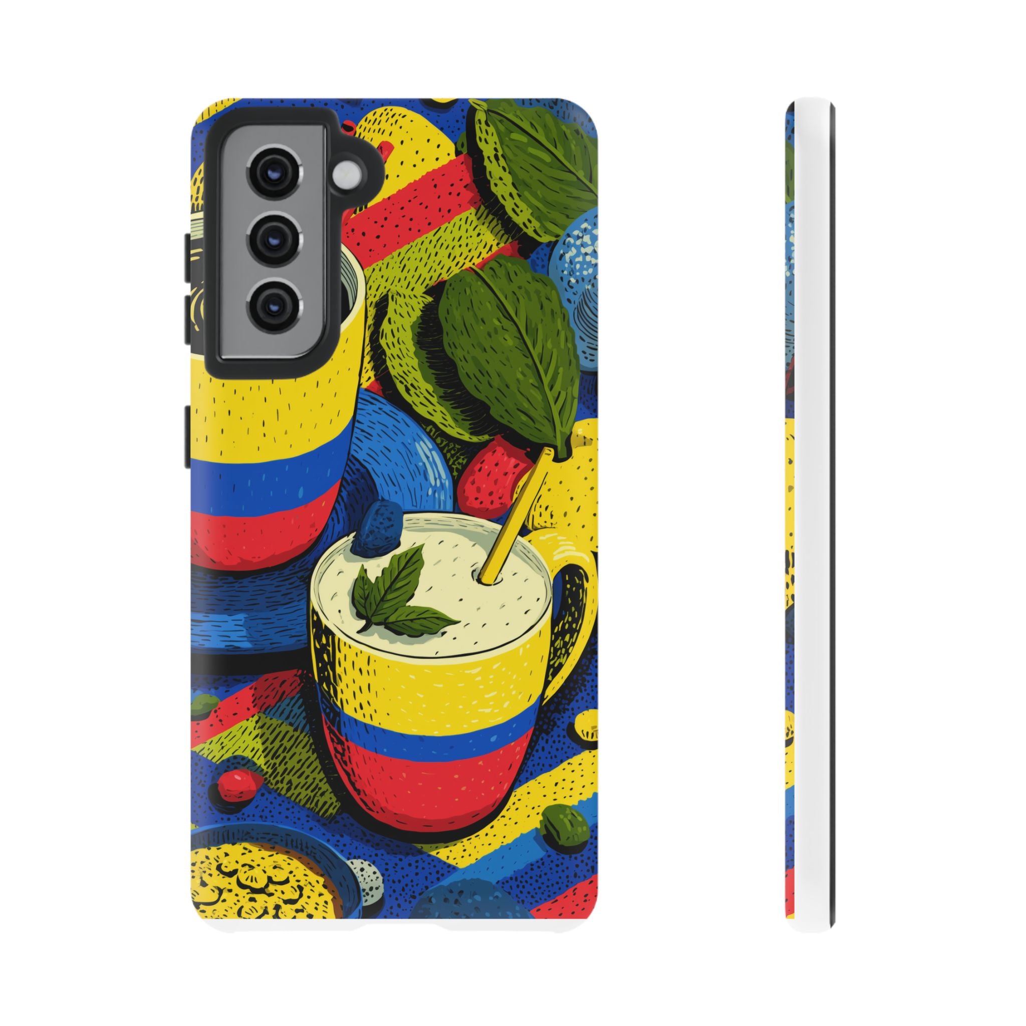 Vibrant Phone Case for Tough Cases | Colorful Colombian Art, Unique Gift, Trendy Accessory, Summer Style, Festival Must-Have