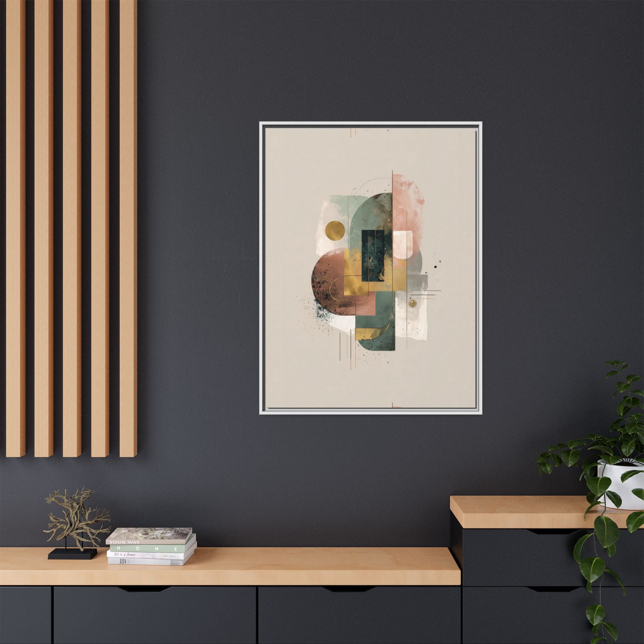 Organic Geometries: Fragmented Forms, Digital Abstract Composition, Layered Minimalist Art   |   Custom Orders Accepted