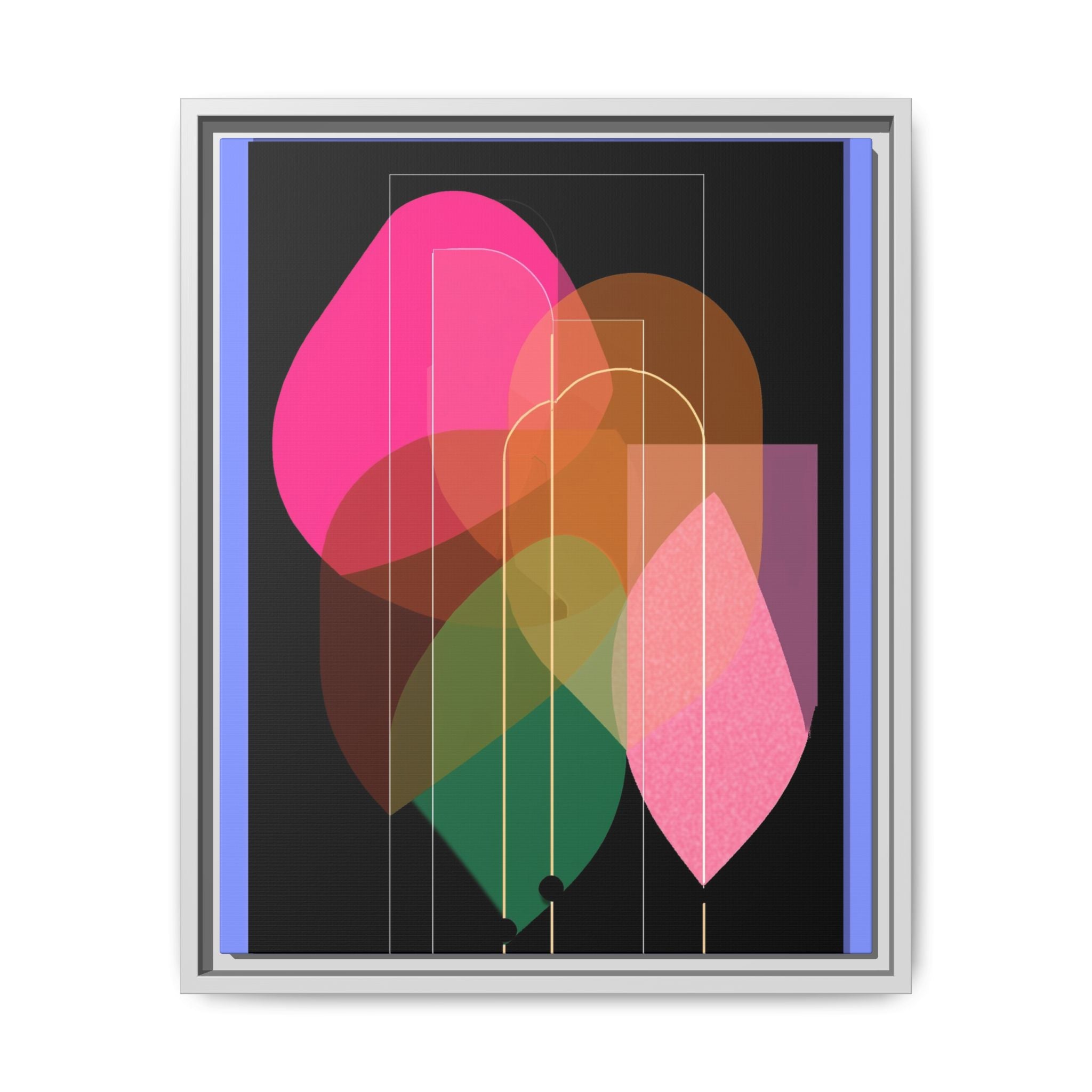 Organic Geometry: Abstract Shape Symphony, Minimalist Color Layers, Contemporary Graphic Design   |   Custom Orders Accepted