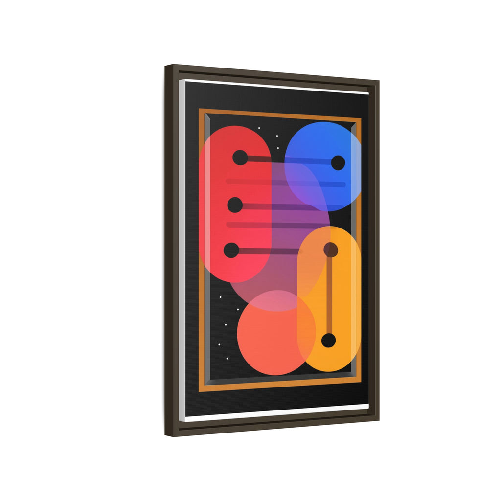 Celestial Geometry: Organic Shapes in Motion, Digital Abstract Composition, Vibrant Color Intersections   |   Custom Orders Accepted