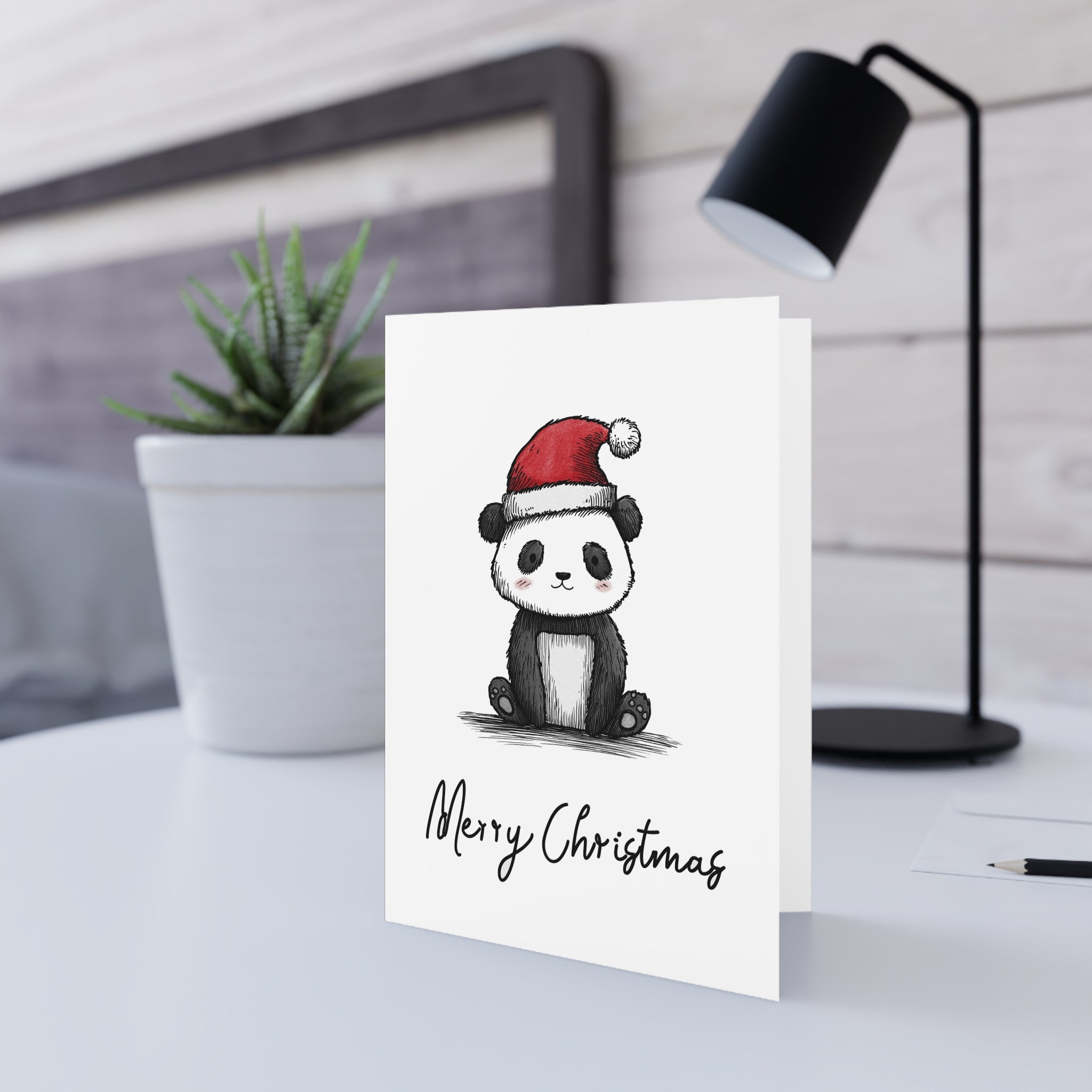 Christmas Critter Charm: Festive Holiday Illustration, Whimsical Cartoon Style, Cute Santa Character | Custom Orders Accepted
