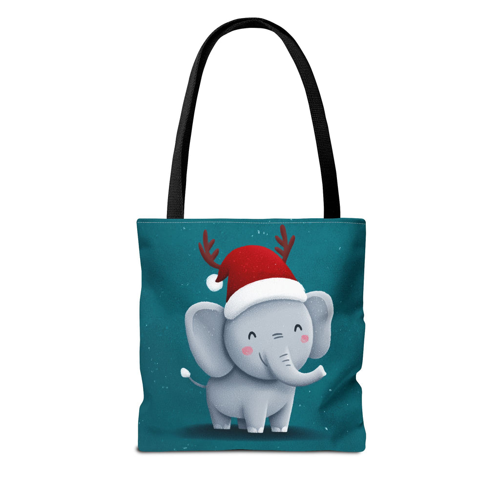 Cute Christmas Elephant Tote Bag (AOP)