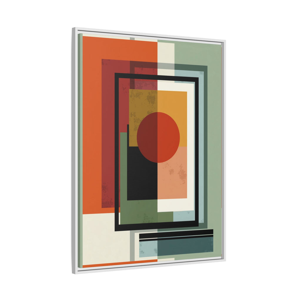 Geometric Harmonies: Mid-Century Modern Composition, Constructivist Inspiration, Abstract Rectangular Interplay   |   Custom Orders Accepted